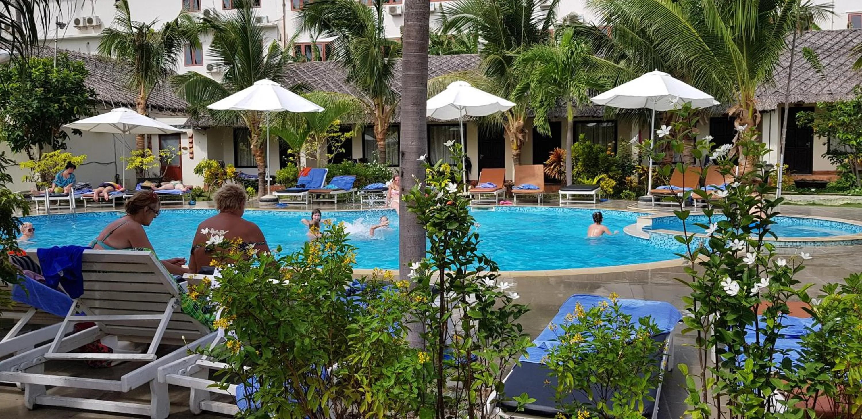 Pool view in Sun & Sands Beach Hotel