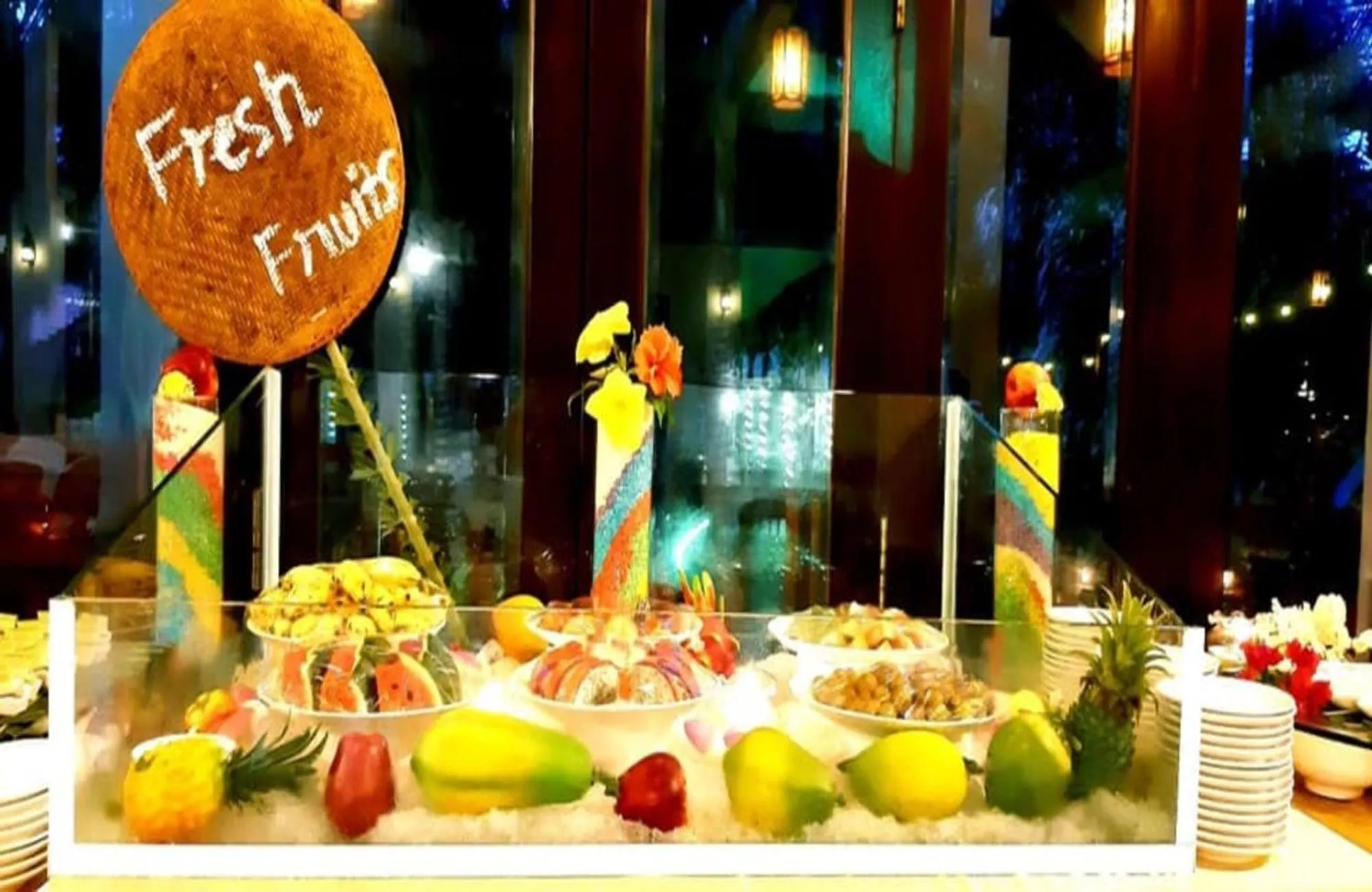 Food and drinks in Saigon Emerald Beach Resort