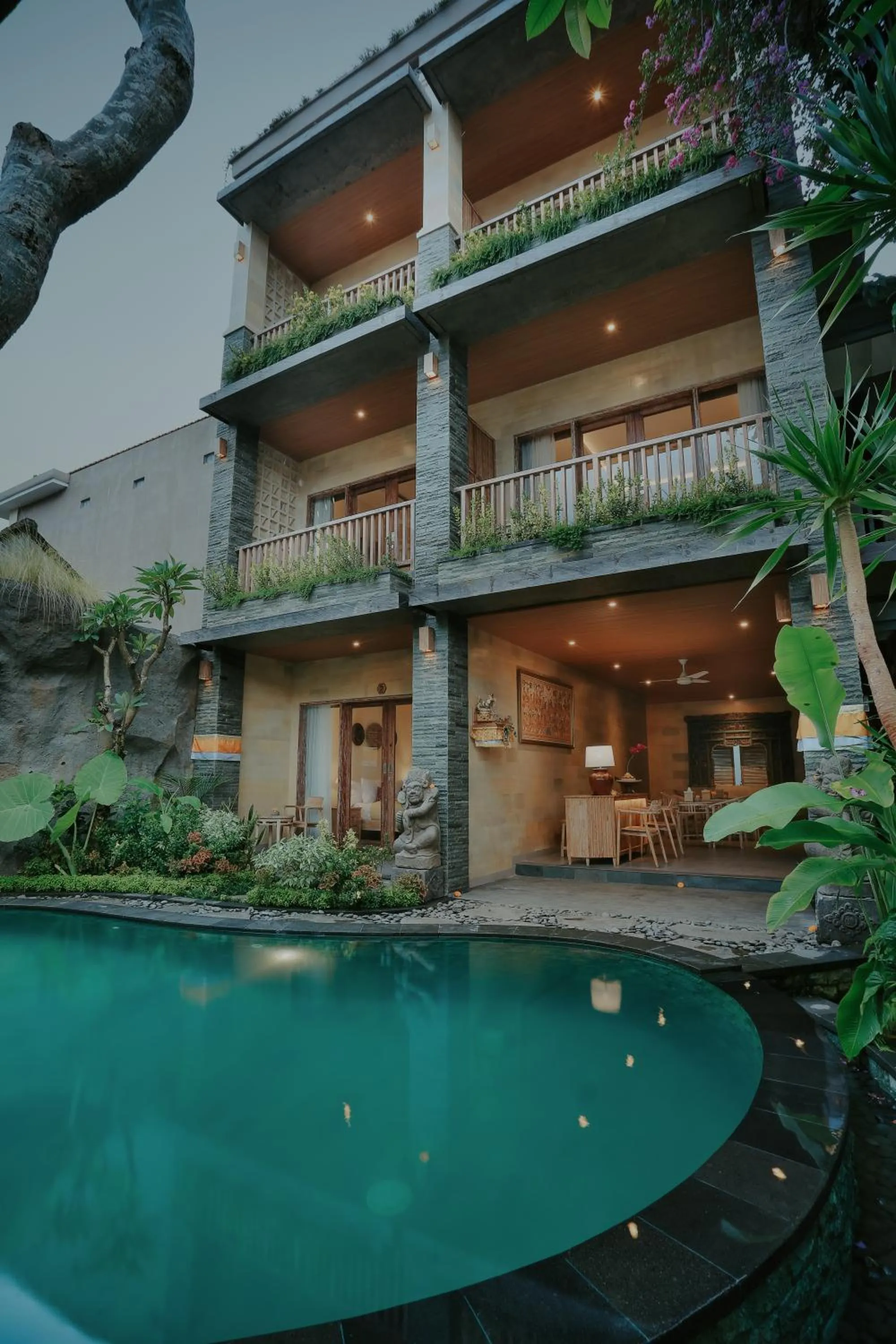 Swimming pool in LASTANA SUITE UBUD