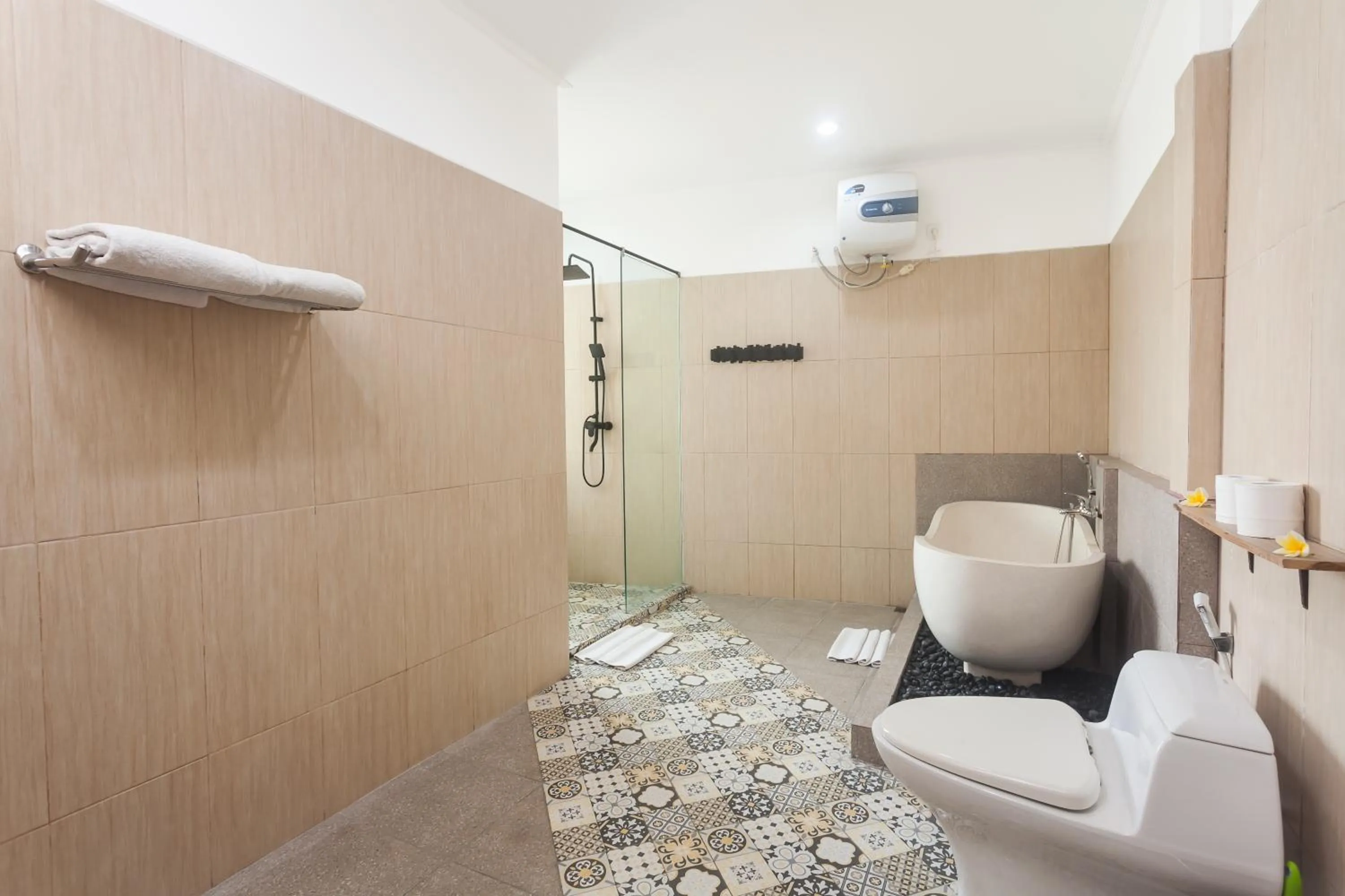 Bathroom in Maja Villa Batubelig by GenuineHost