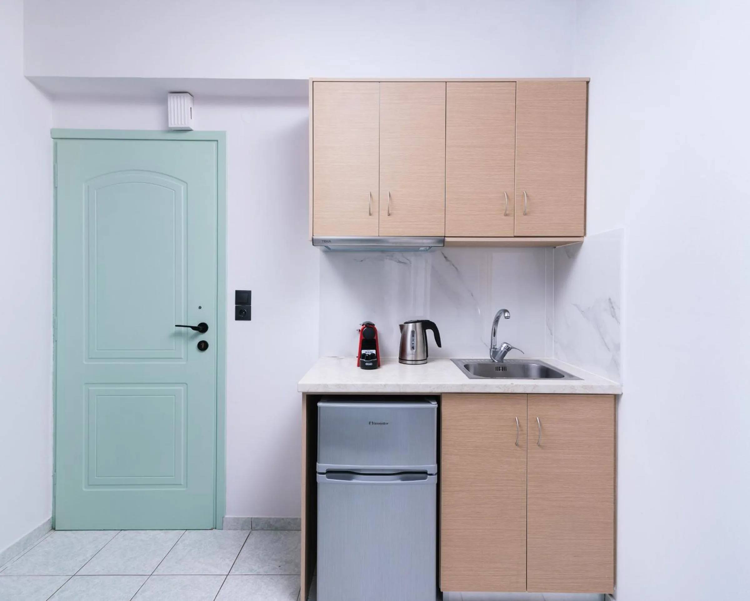 Kitchen or kitchenette in Alcyone Studios and Apartments