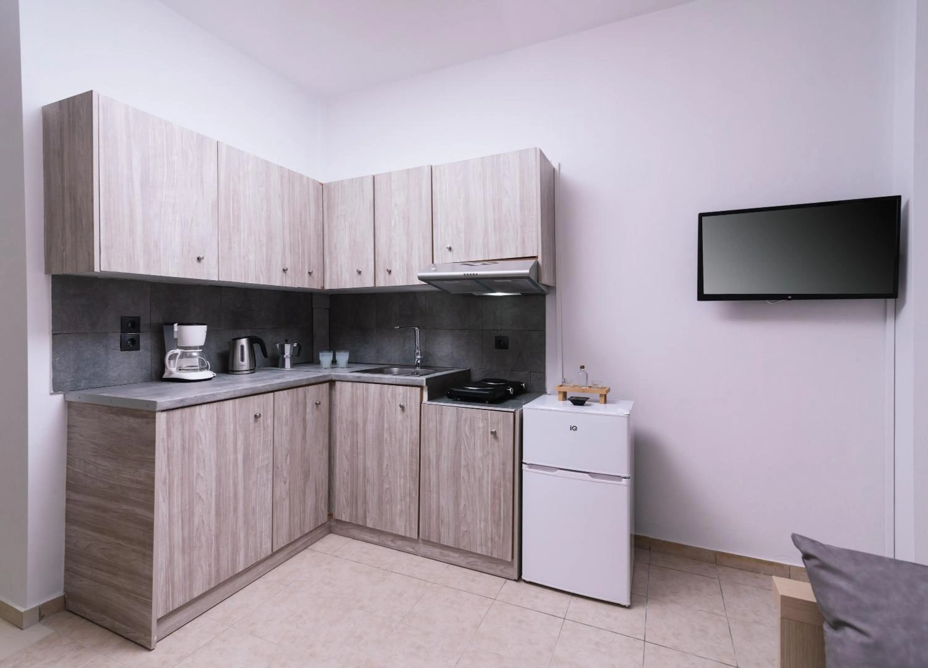 Kitchen or kitchenette in Alcyone Studios and Apartments