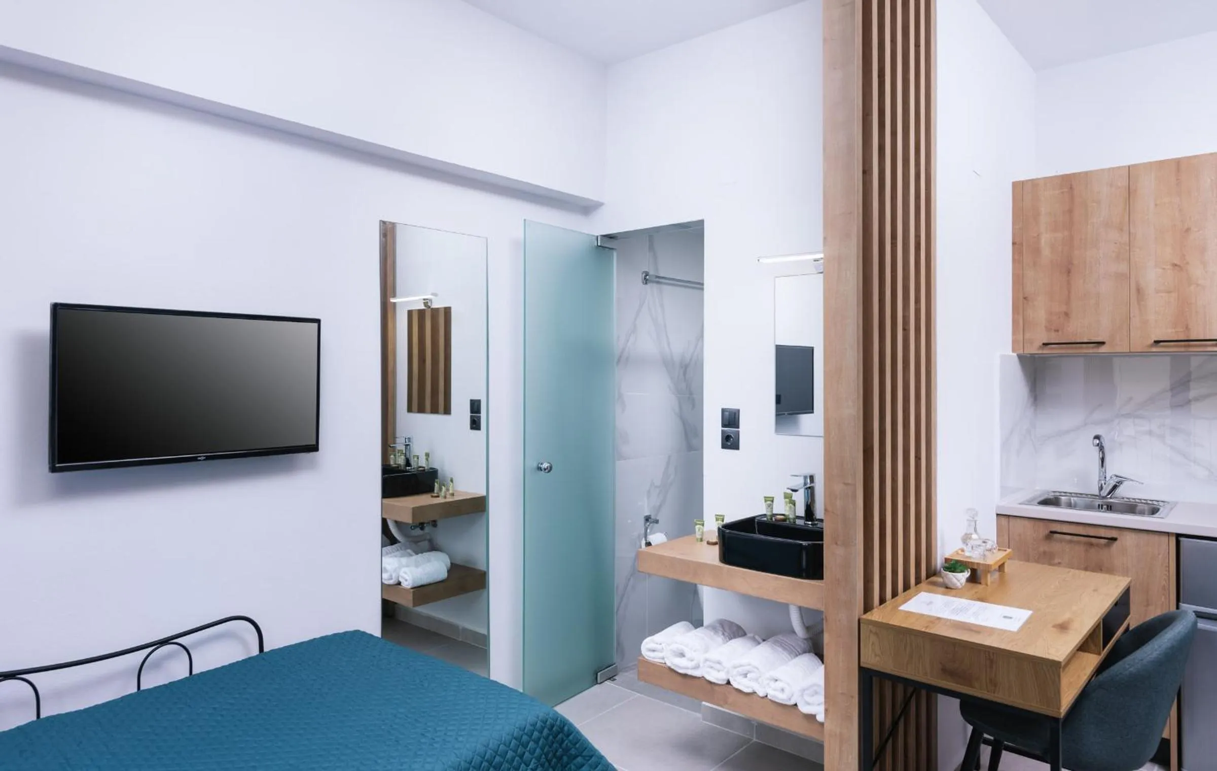 Photo of the whole room in Alcyone Studios and Apartments