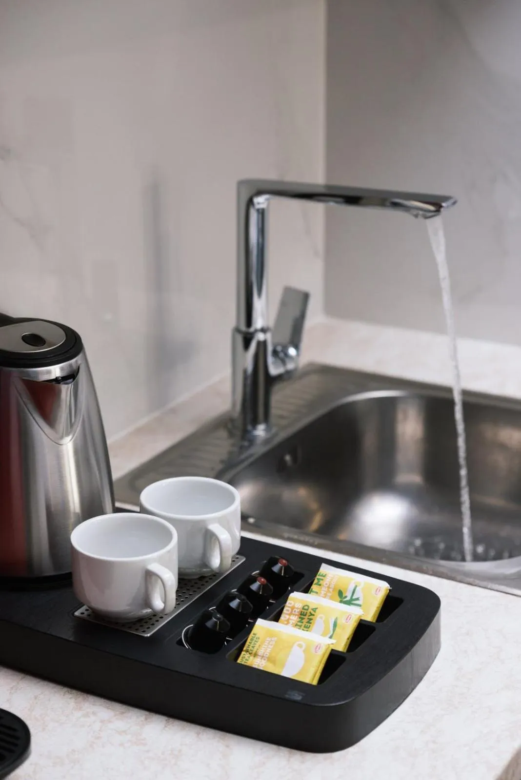 kitchen in Alcyone Studios and Apartments