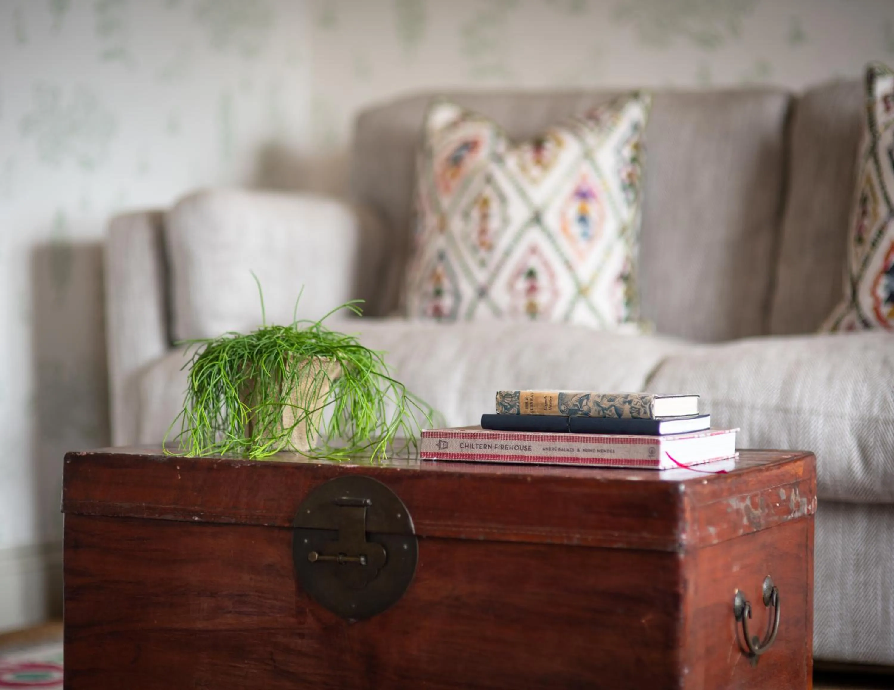 Seating area in The White Lion Cowbridge