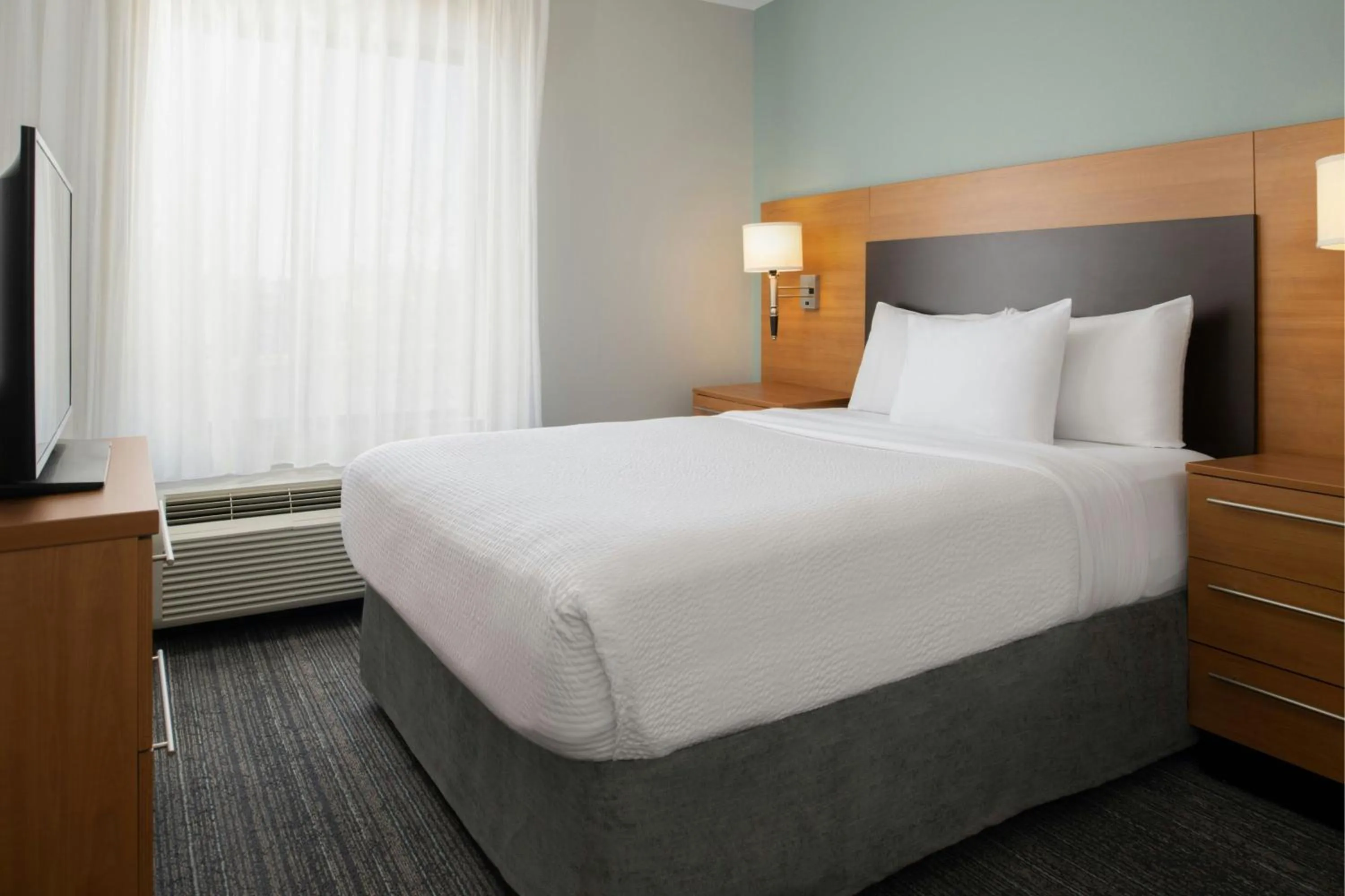 Bedroom, Bed in TownePlace Suites by Marriott Jackson Ridgeland/The Township at Colony Park