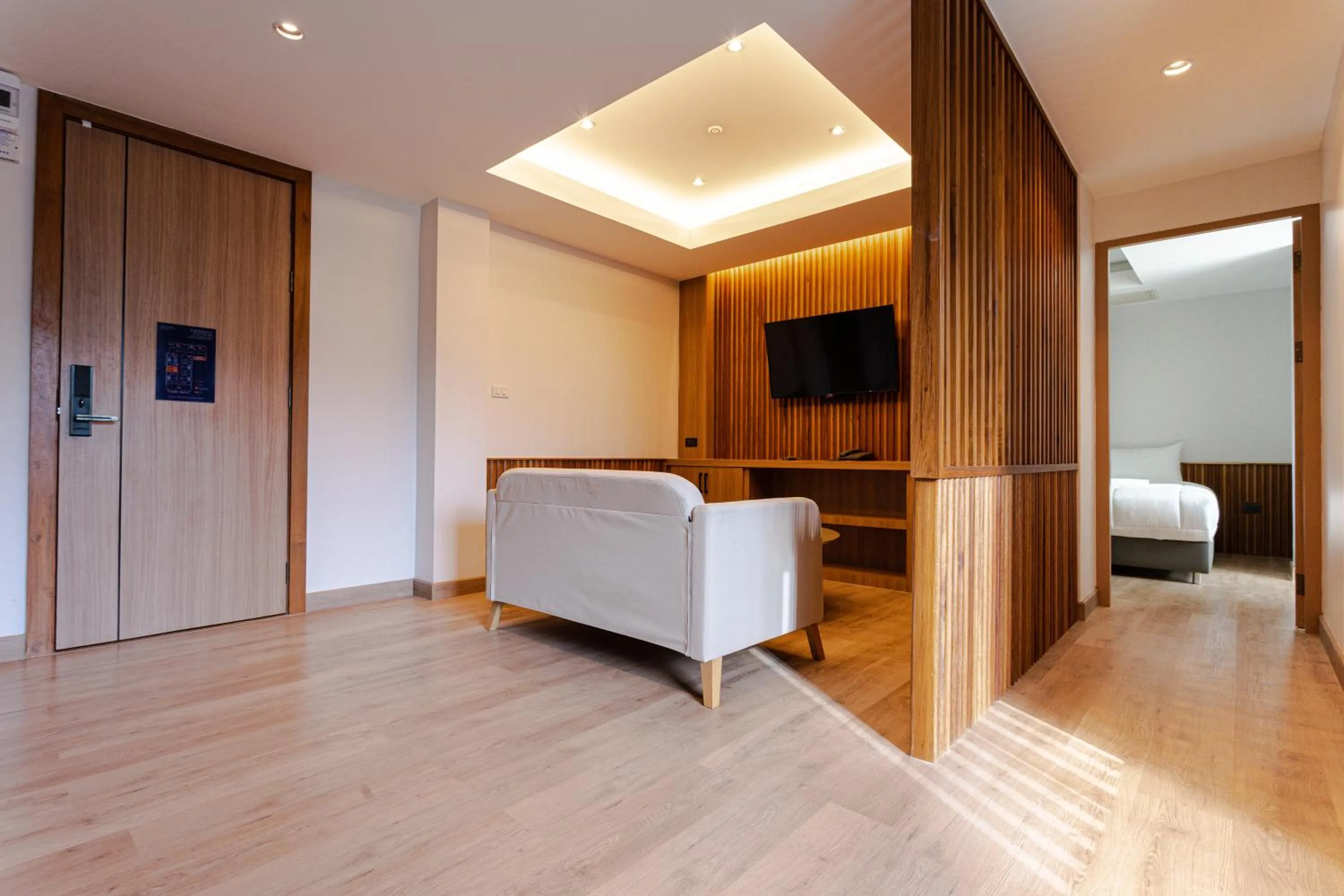 Communal lounge/ TV room in Nakornping Boutique Hotel