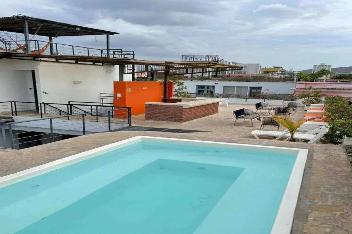 Balcony/Terrace in The Orange House Santa Marta