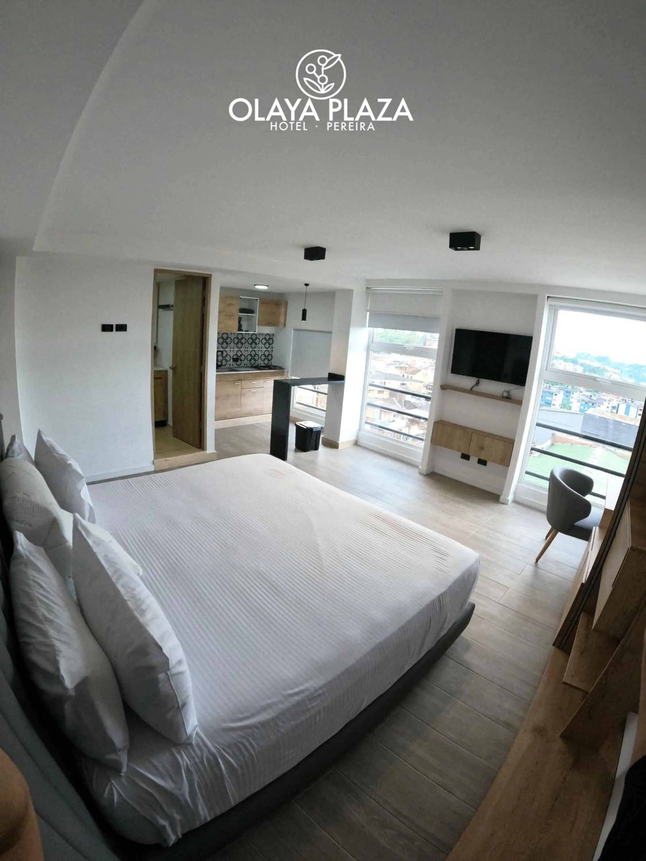 Bed in Hotel Olaya Plaza