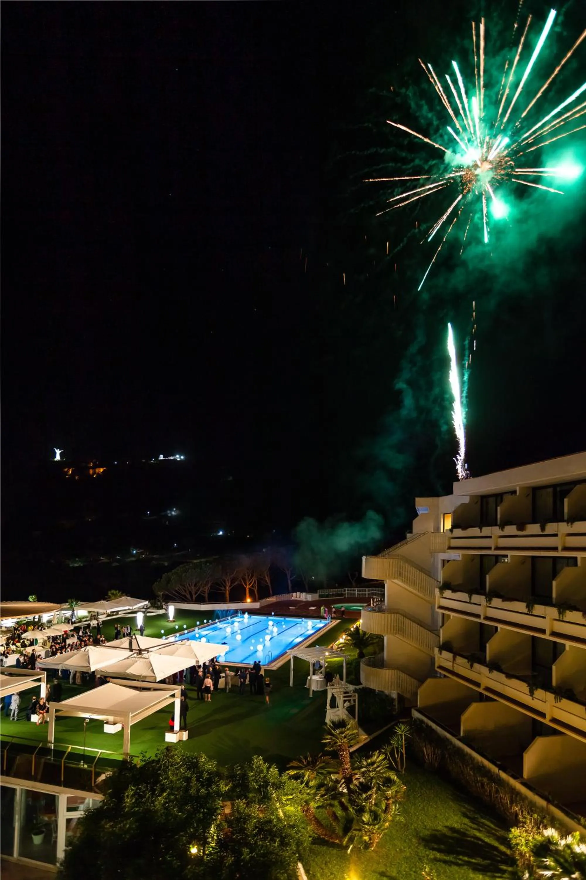 Pool view in Grand Hotel Pianeta Maratea Resort