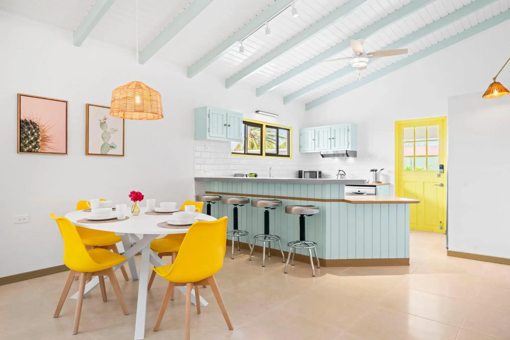 Kitchen or kitchenette in Bubali Bliss Studios & Villas