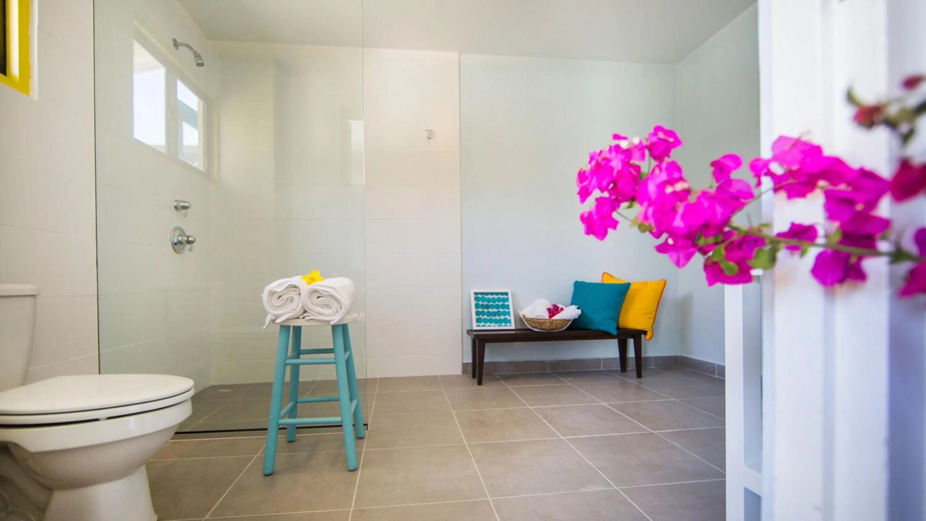 Shower in Bubali Bliss Studios & Villas