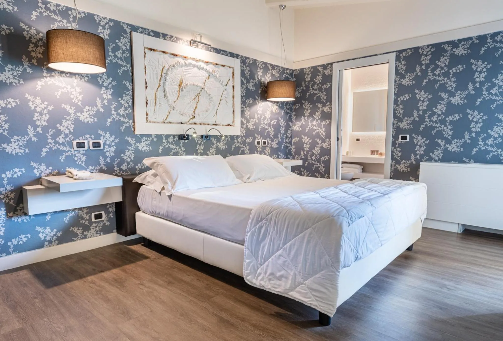 Bedroom, Bed in Hotel Corallo