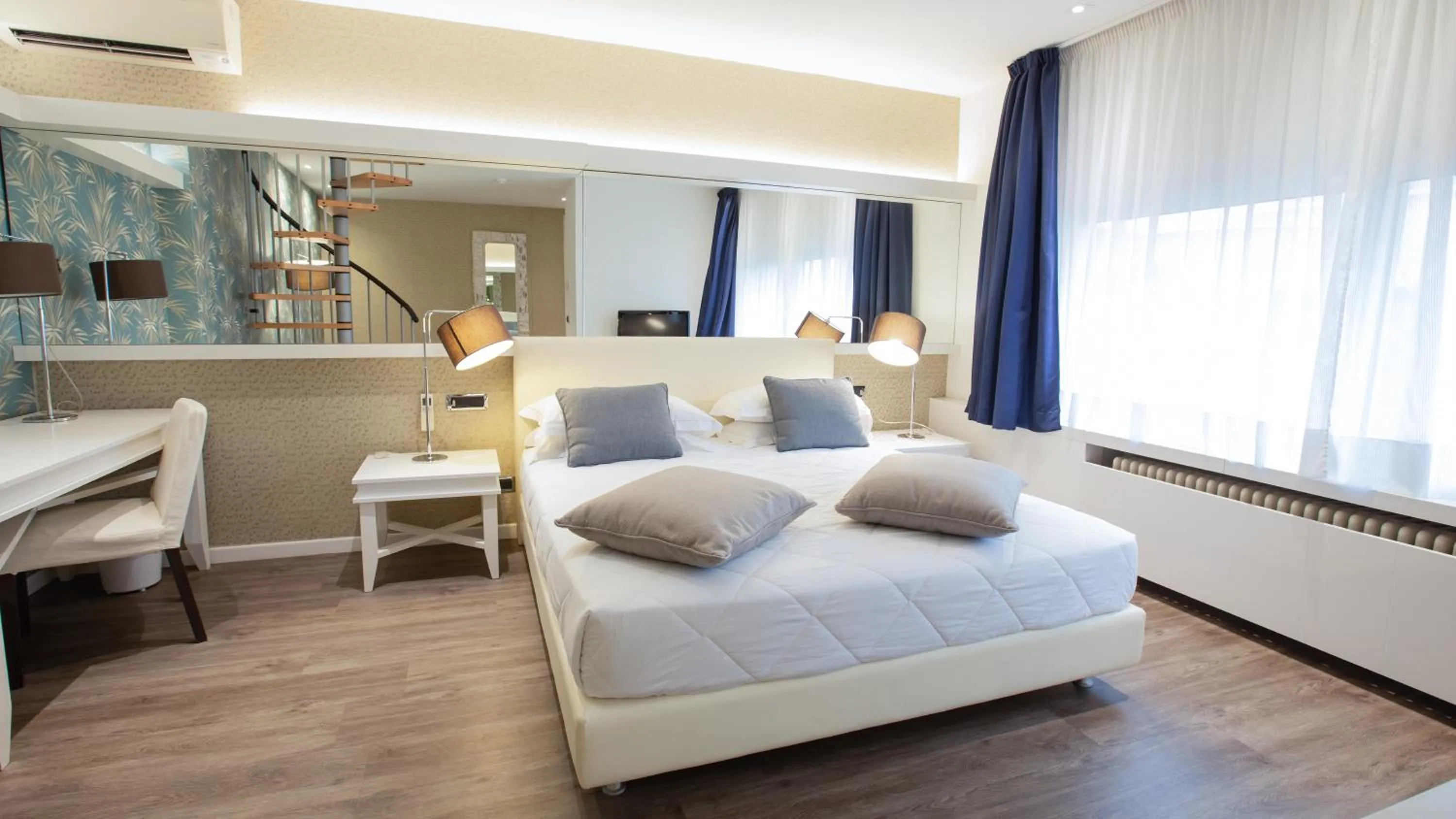 Bed in Hotel Corallo