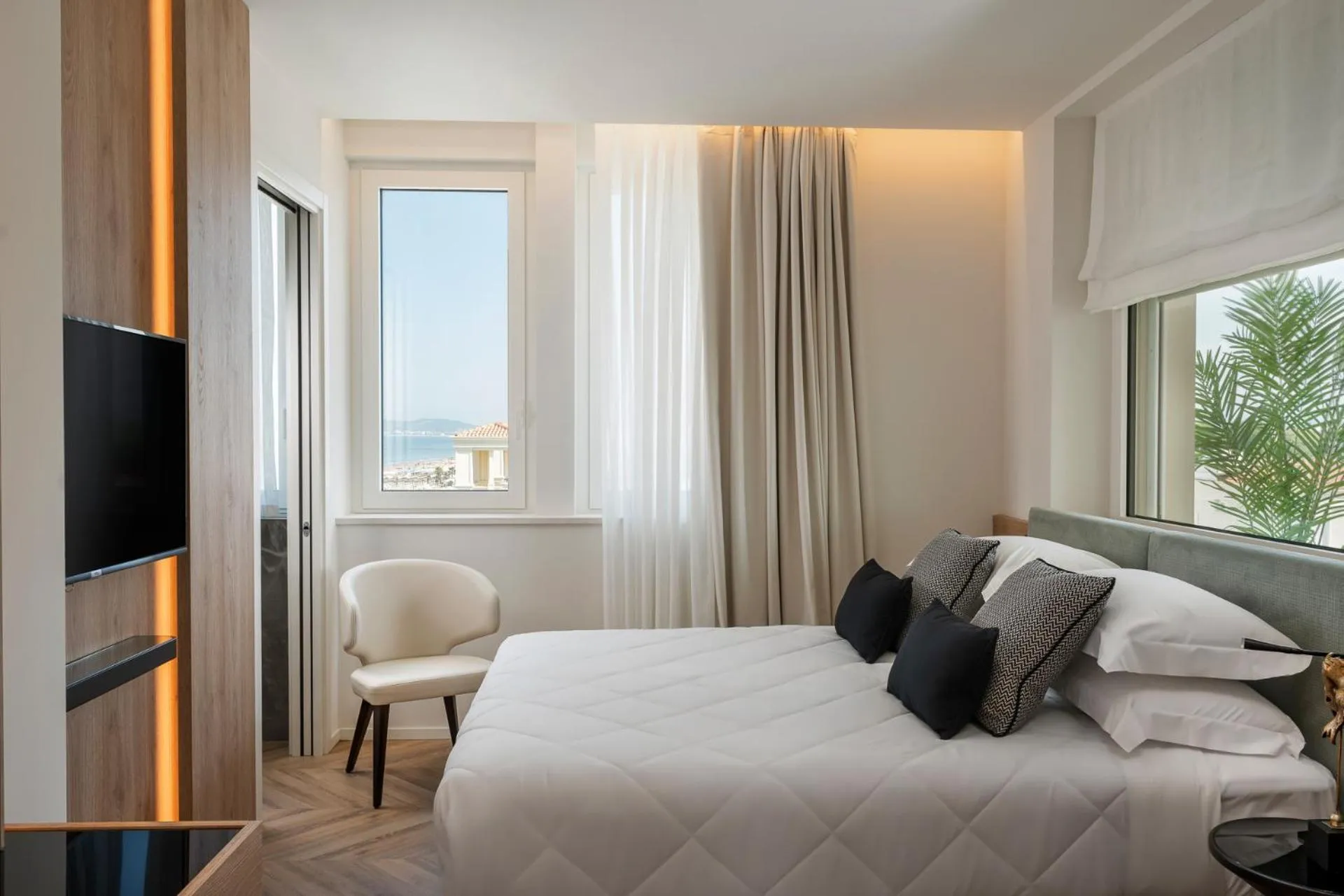 Bed in Hotel Corallo