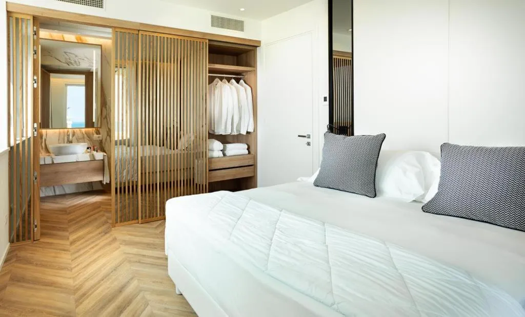 Bed in Hotel Corallo