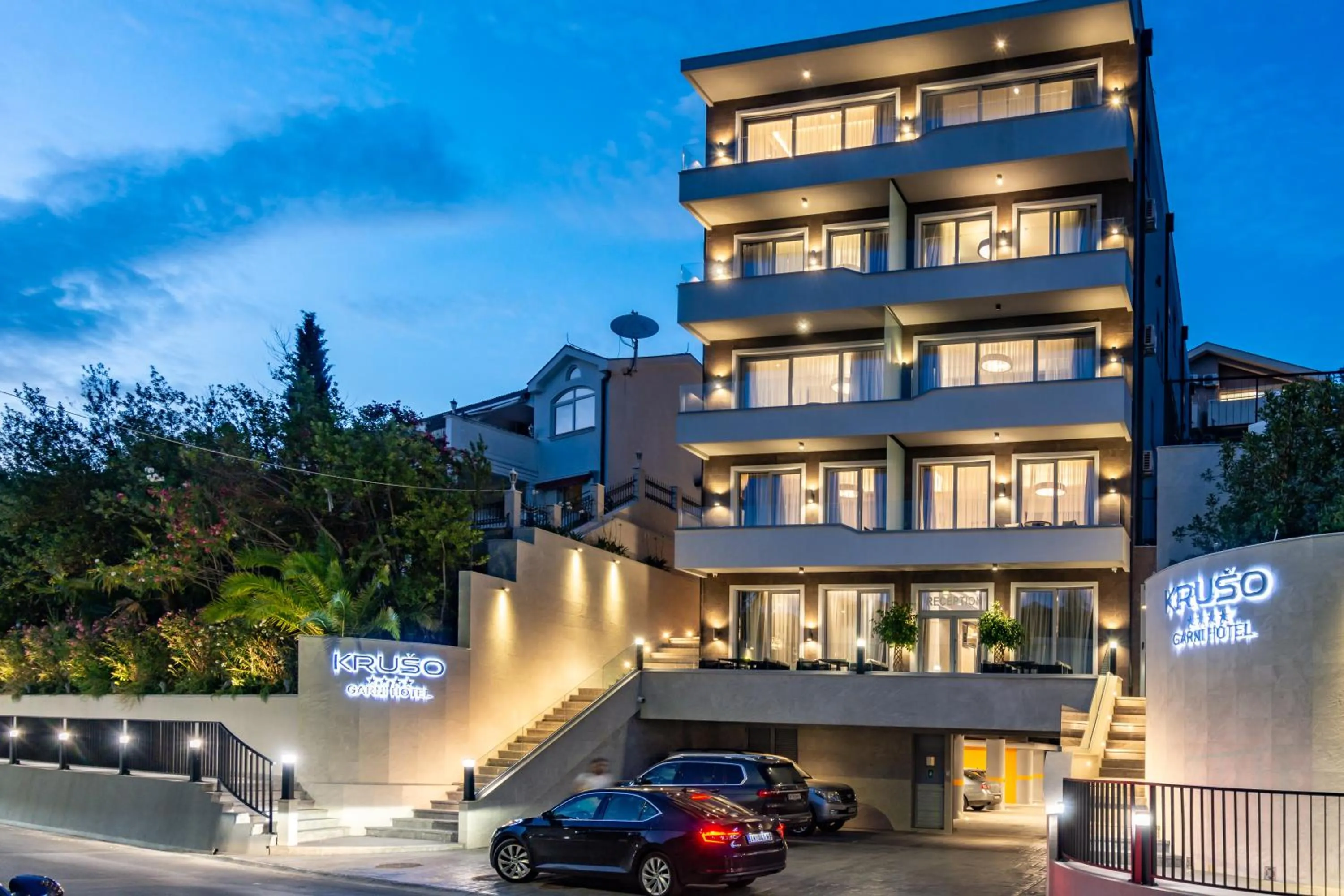 Property building in Garni Hotel Kruso