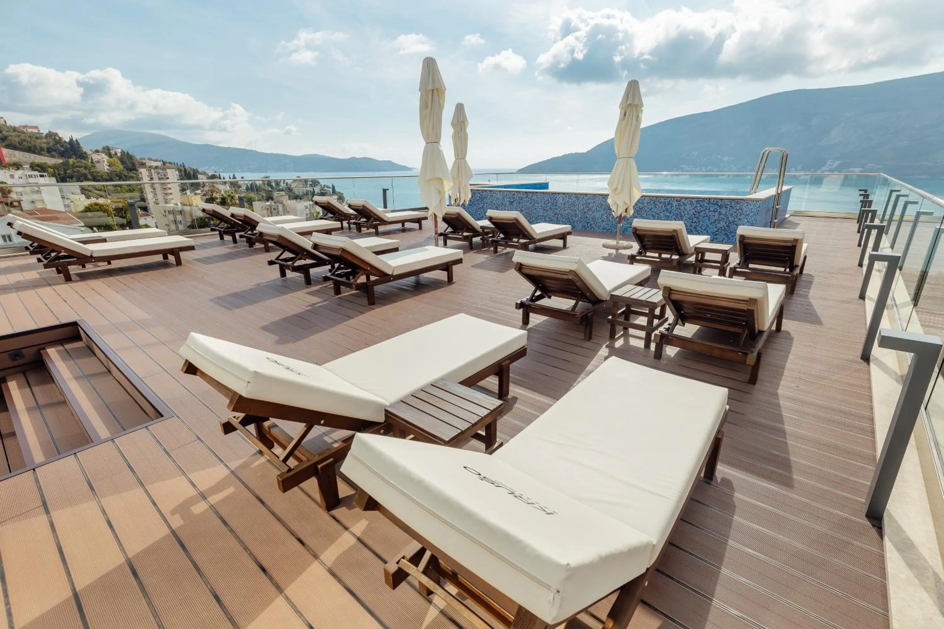 Pool view in Garni Hotel Kruso