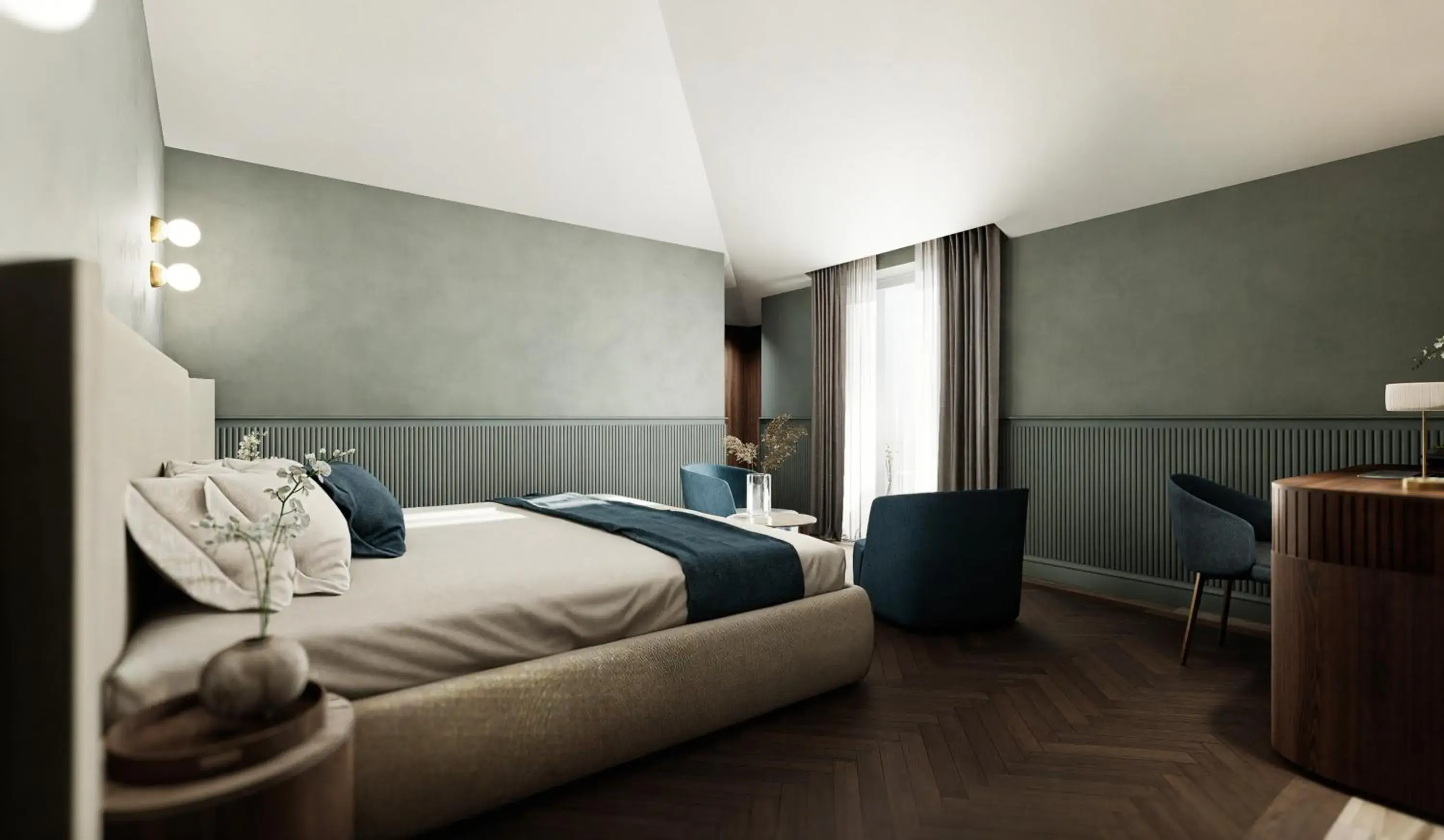 Deluxe Double or Twin Room - Mountain Side in Grand Hotel Bristol Deluxe Double or Twin Room - Mountain Side in Grand Hotel Bristol