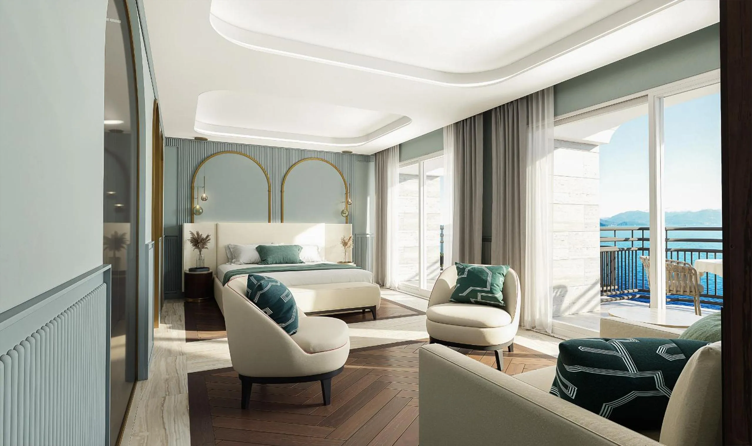 Bedroom, Bed in Grand Hotel Bristol