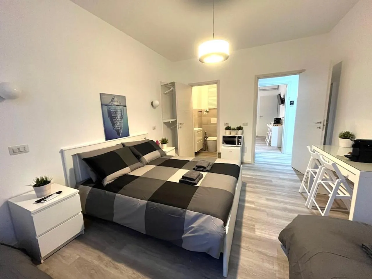 Bed in Bed&breakfast BBqueen Sandonato Policlinico