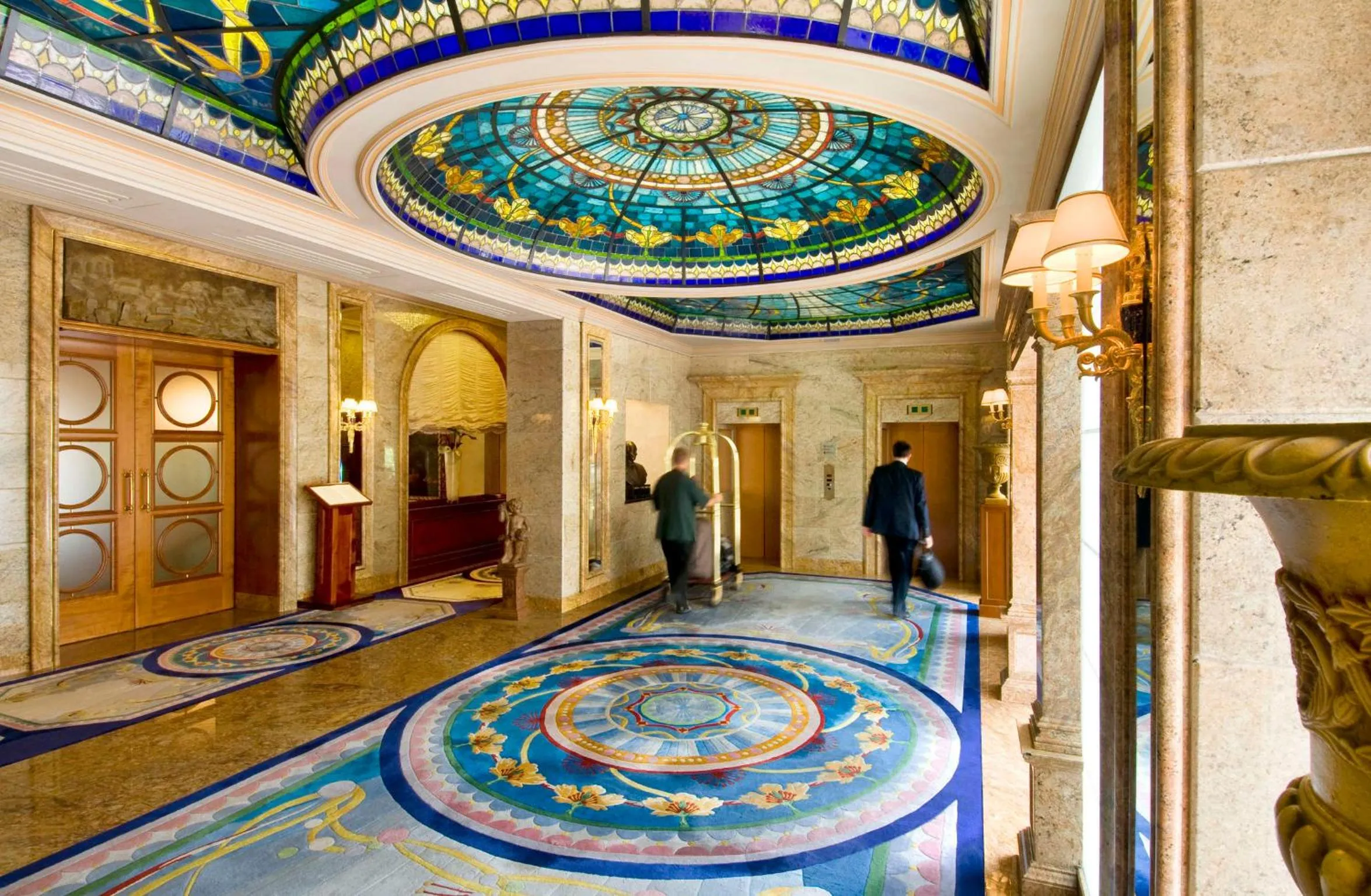 Lobby or reception in Hotel Simplon