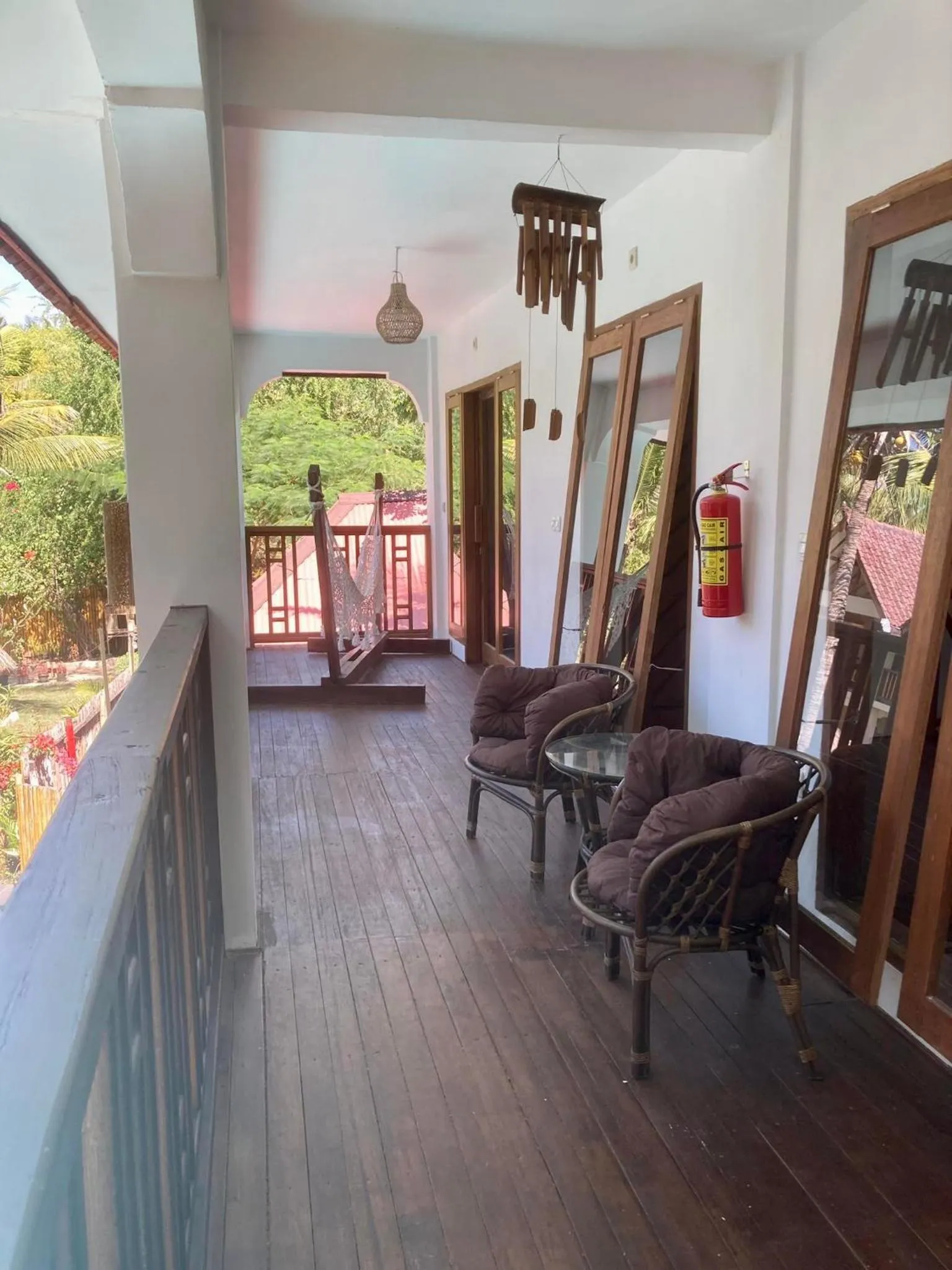 Patio in Lutwala Bungalows and Private Villa