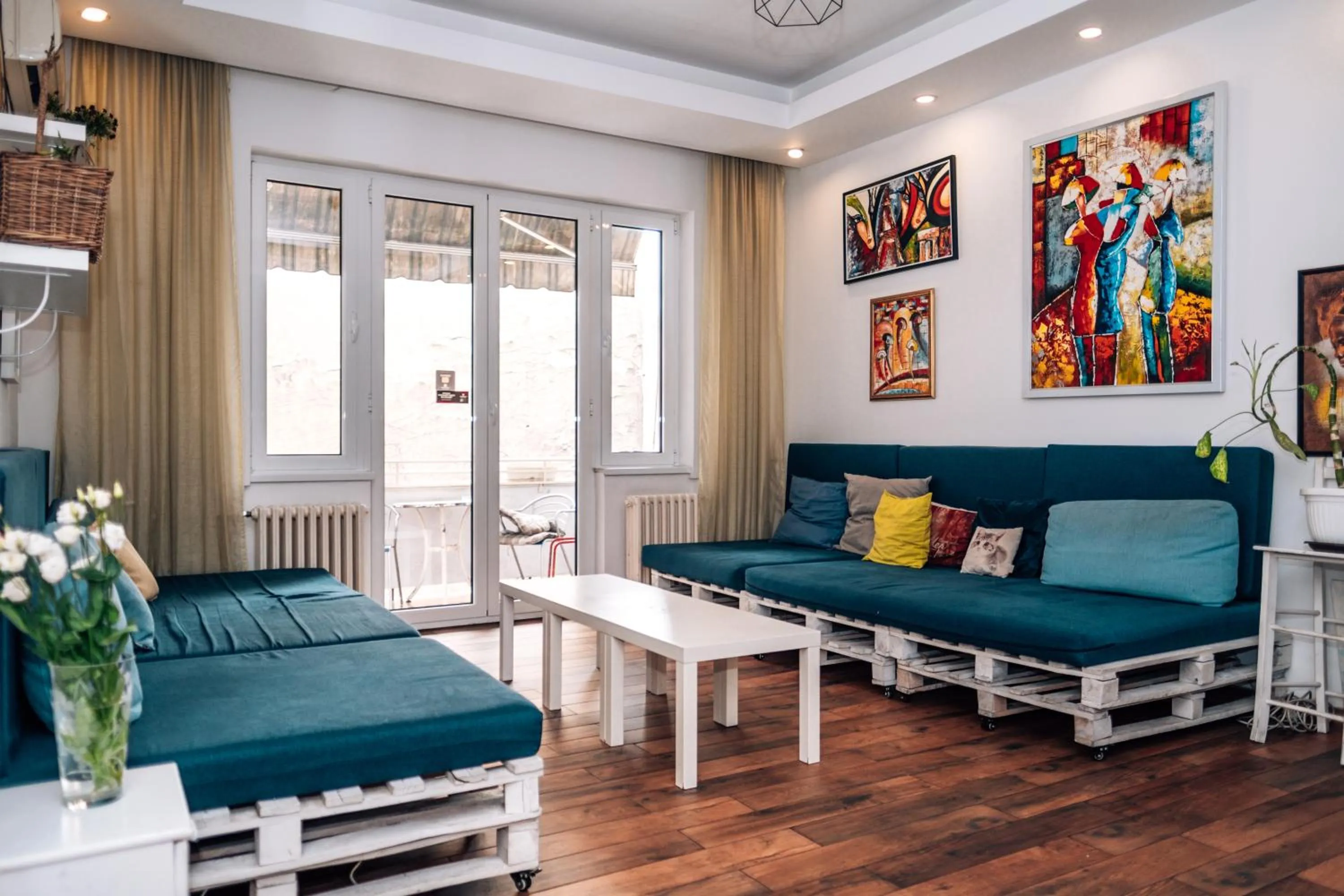 Living room in Hostel Beogradjanka