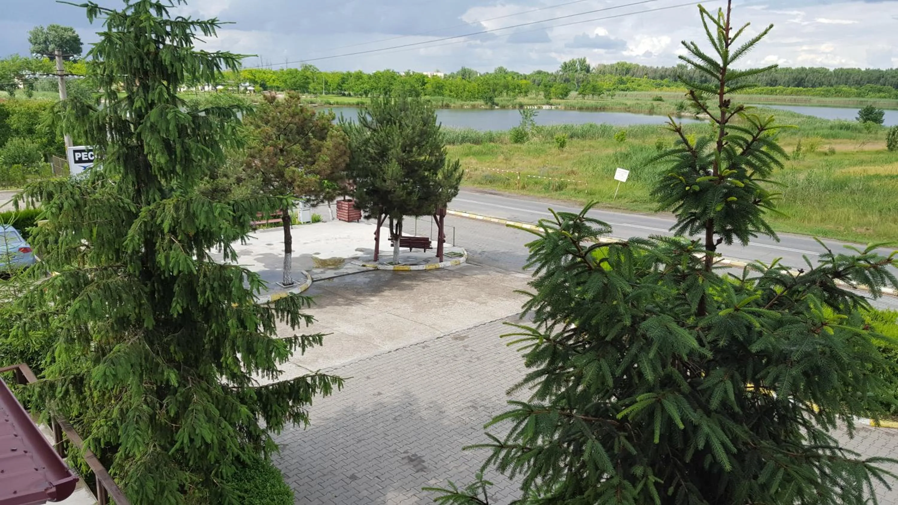 Lake view in Motel Diamant