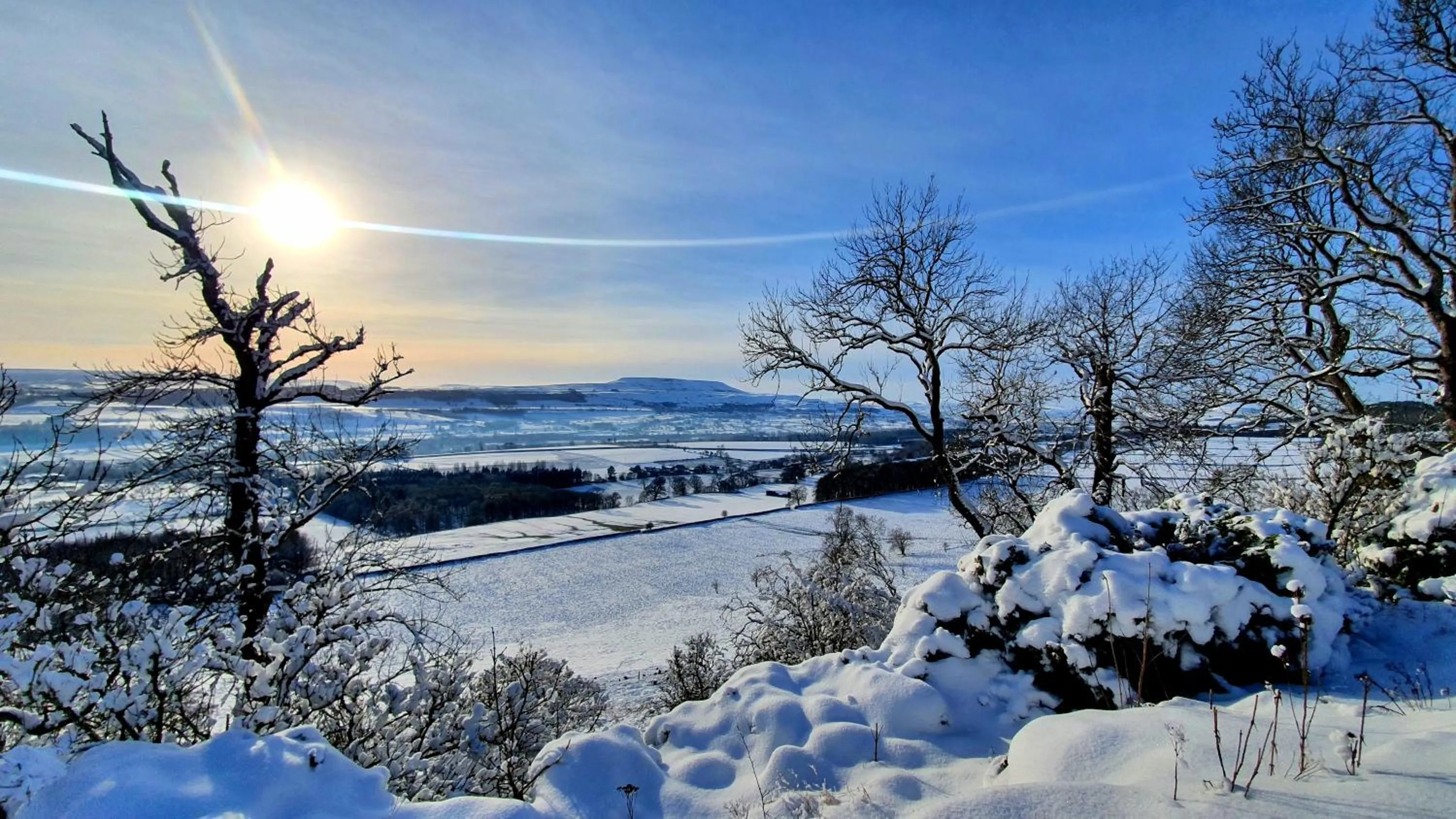 Natural landscape in Rock View, Wensleydale