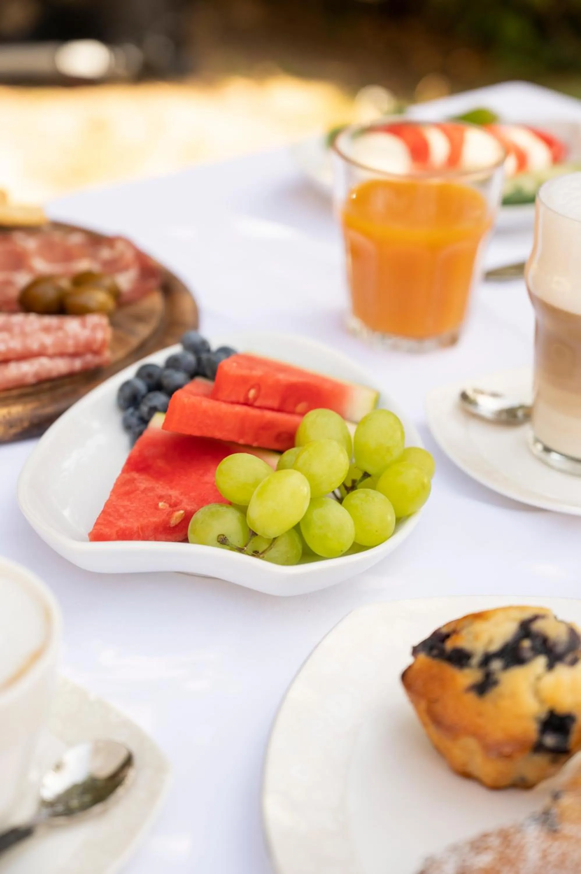 Food close-up in Relais Villa La Cappella