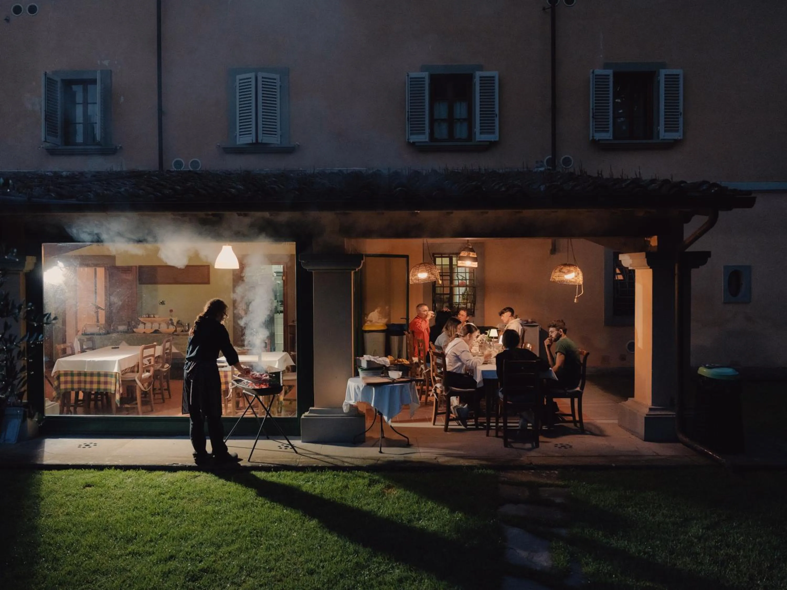 BBQ facilities in Relais Villa La Cappella