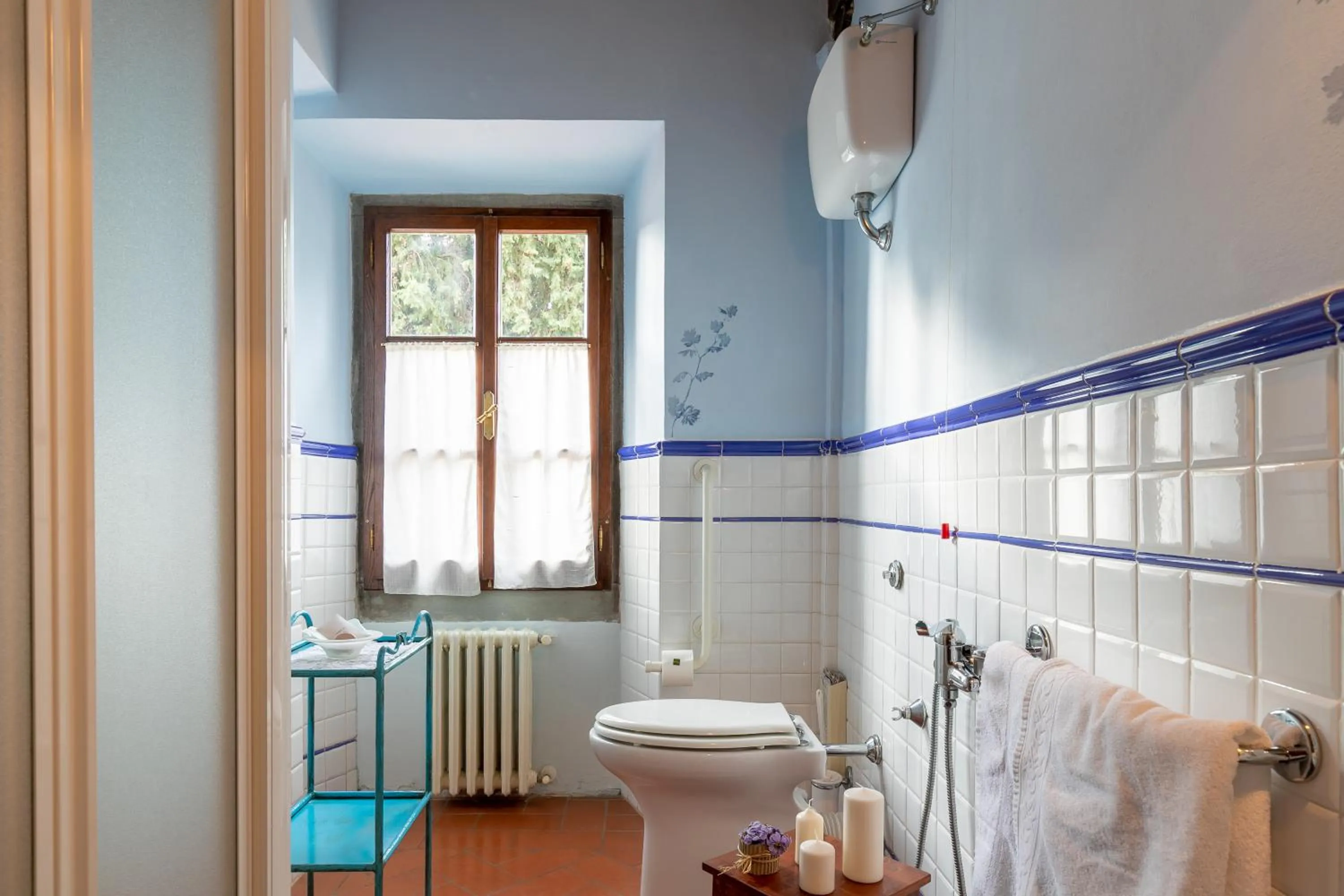 Shower in Relais Villa La Cappella