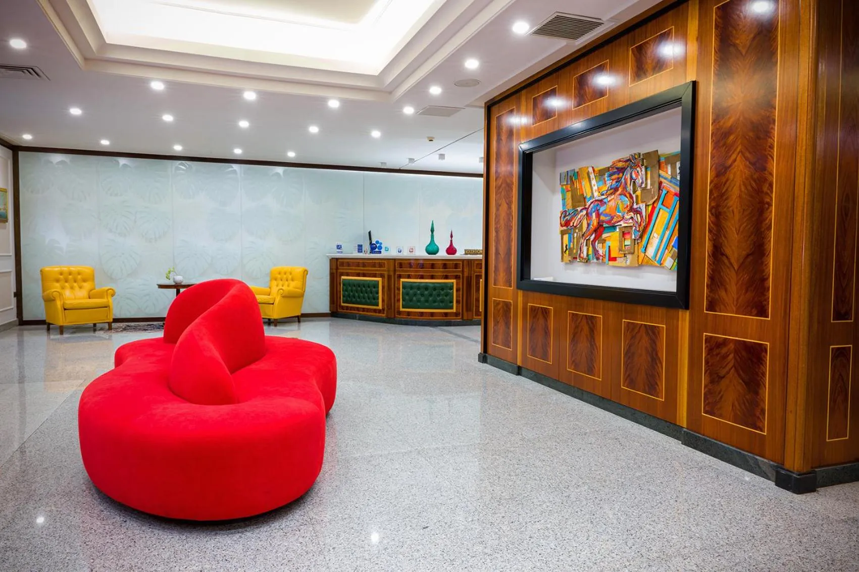 Lobby or reception in Best Western Hotel Ferrari
