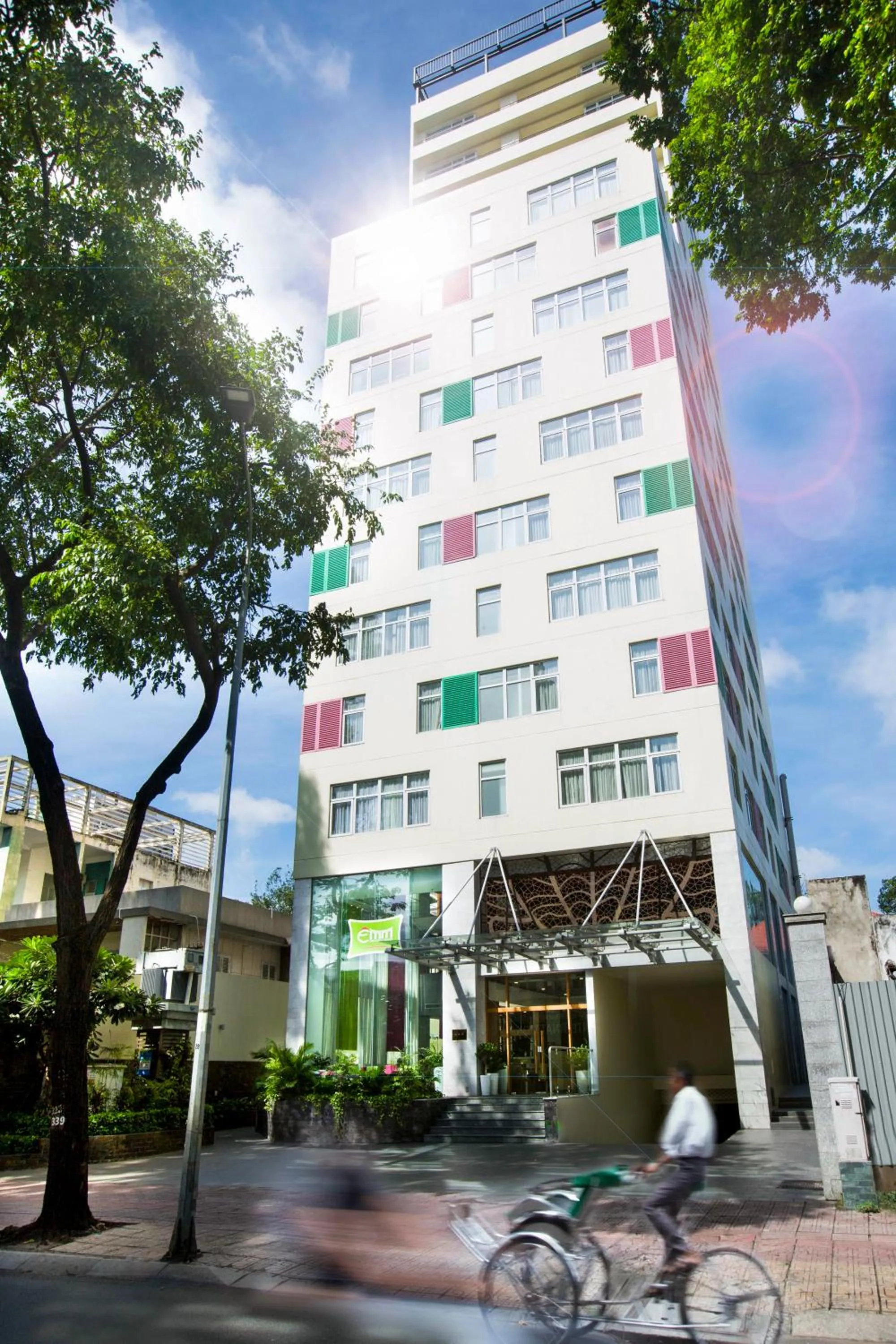 Property building in ÊMM Hotel Saigon