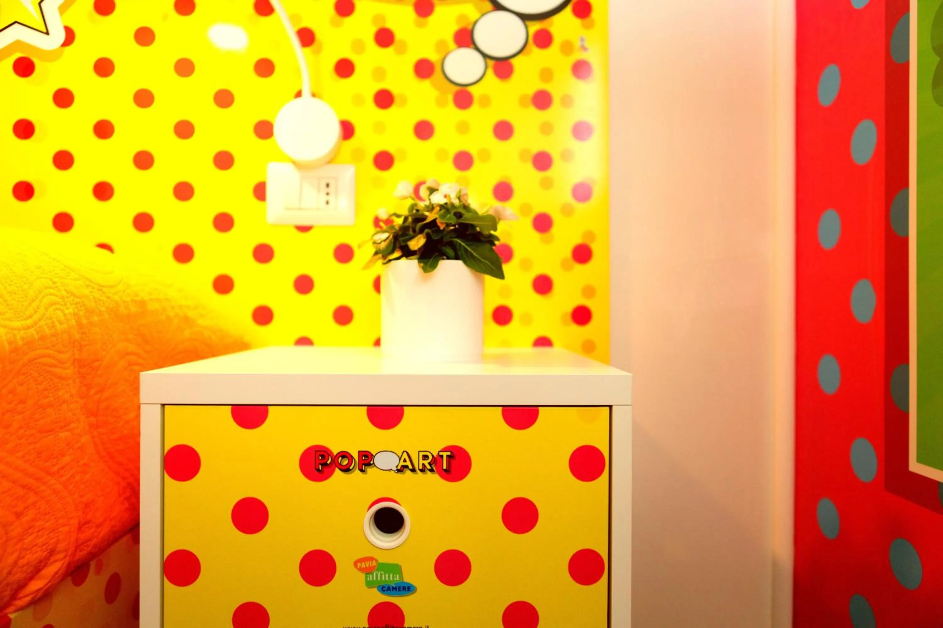 Decorative detail in Affittacamere Pavia