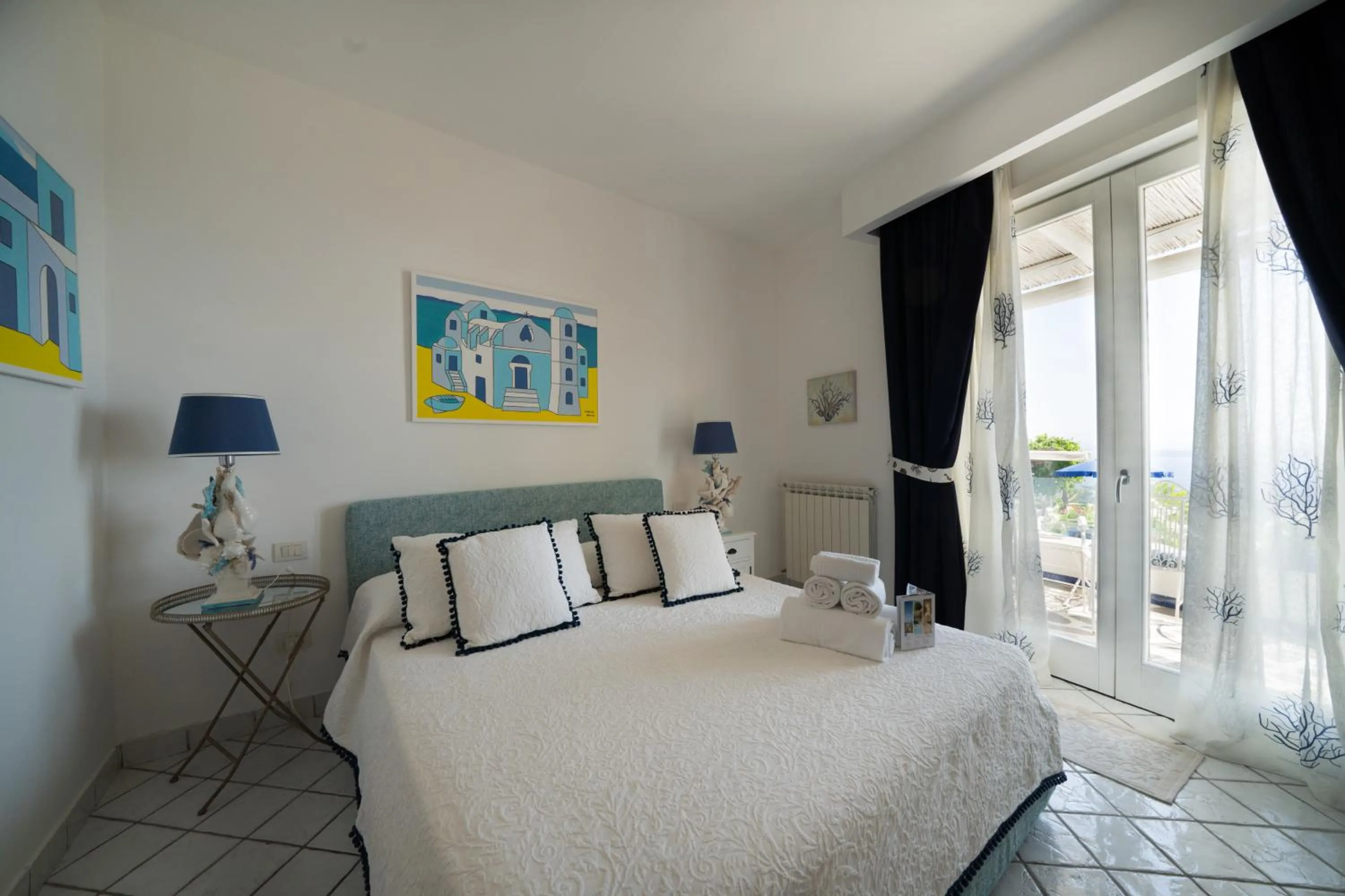 Bed in Relais Bijoux Ischia