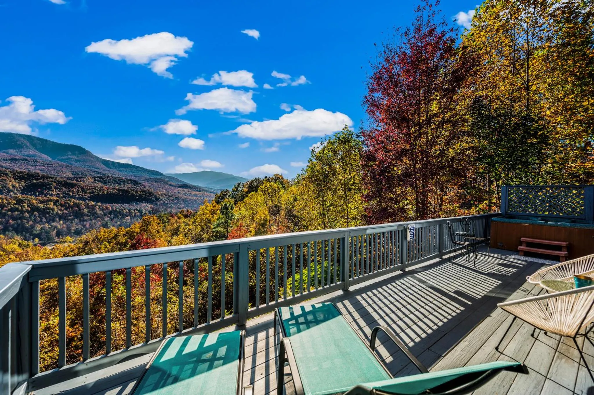 Natural landscape in Barenberg Cabin - Secluded Unobstructed Panoramic Smoky Mountains View with Two Master Suites, Loft Game Room, and Hot Tub
