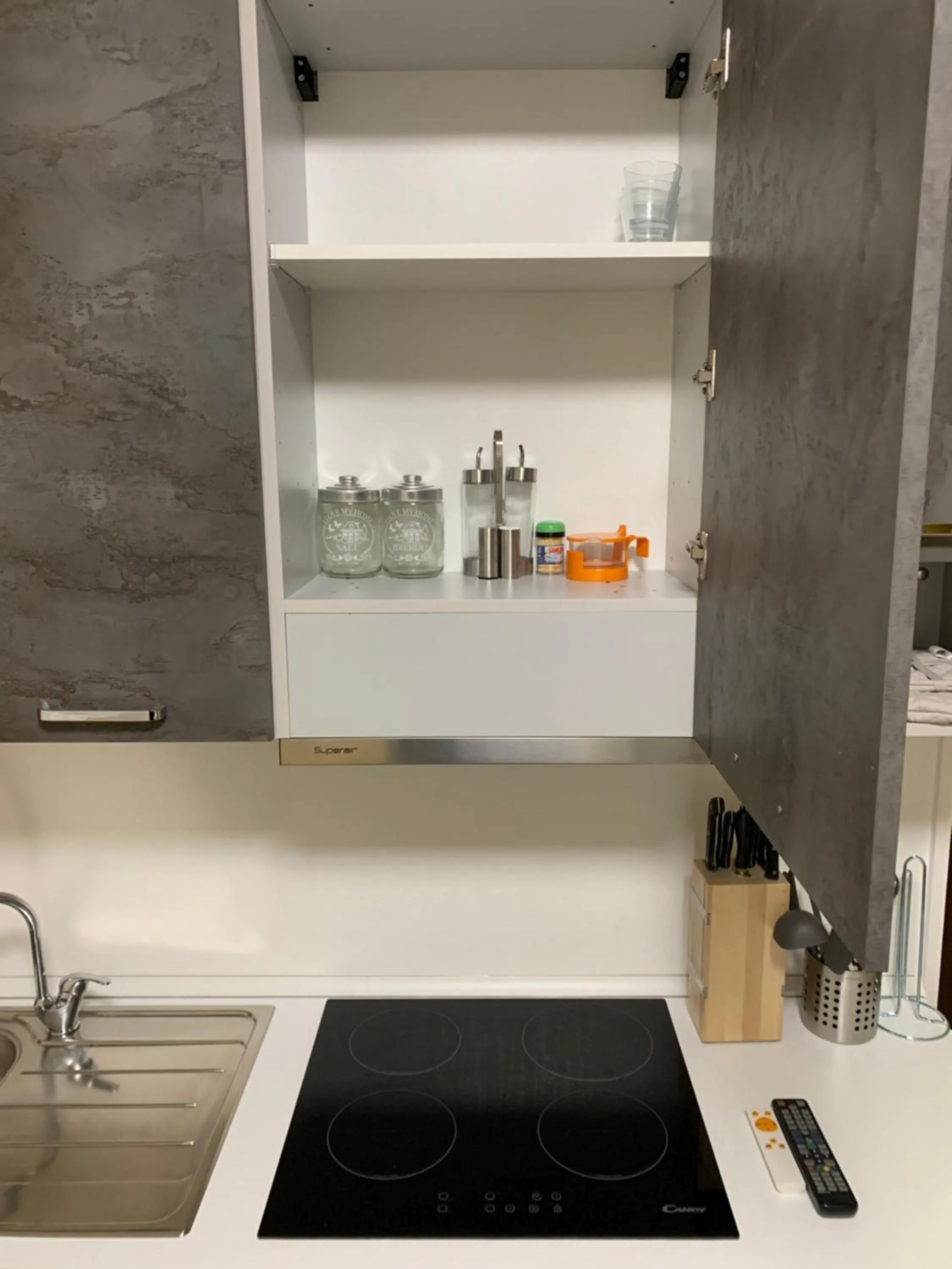 Kitchen or kitchenette in Hotel San Pellegrino