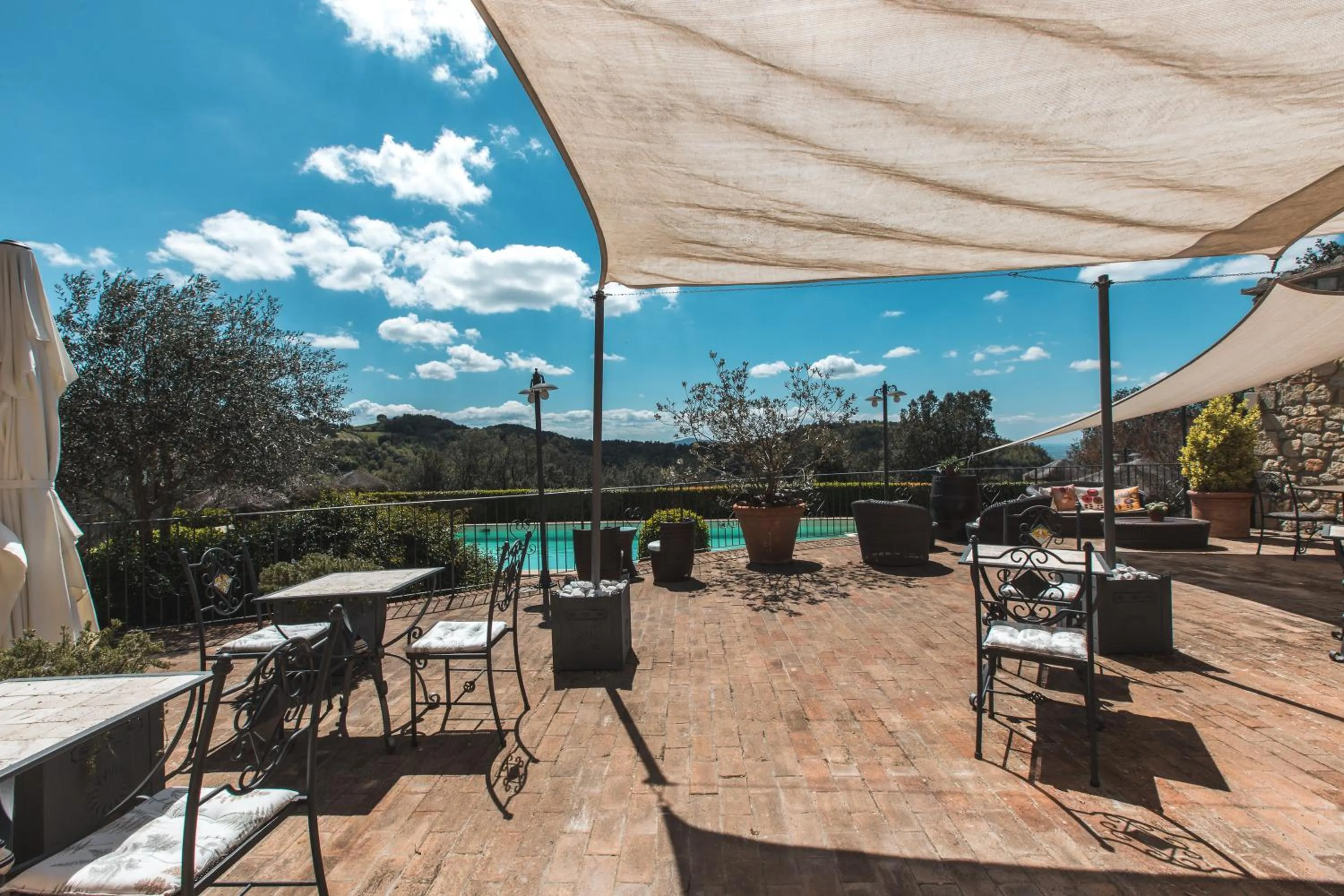 Patio in La Melosa Resort & Spa - Adults Only