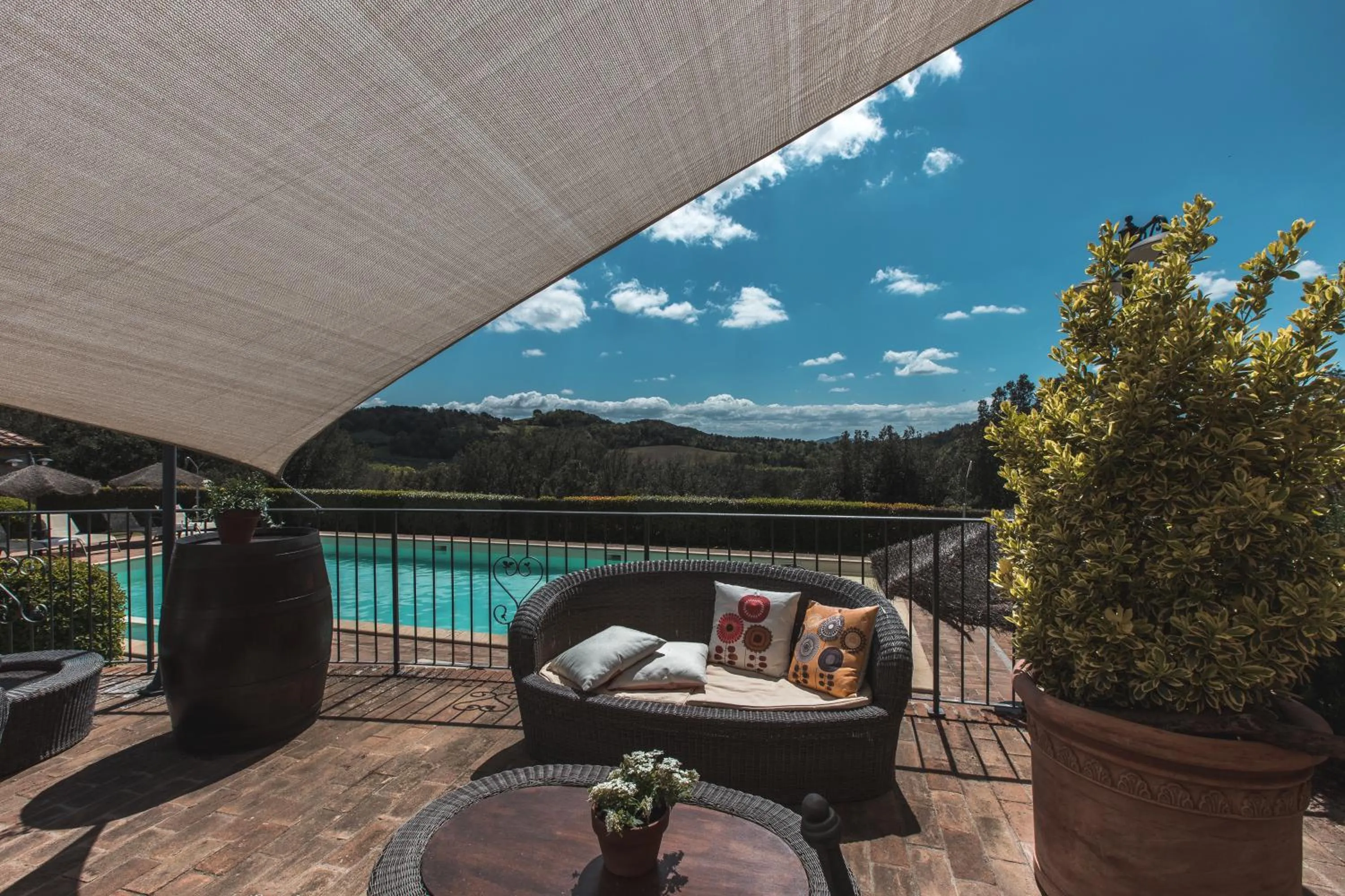 Patio in La Melosa Resort & Spa - Adults Only