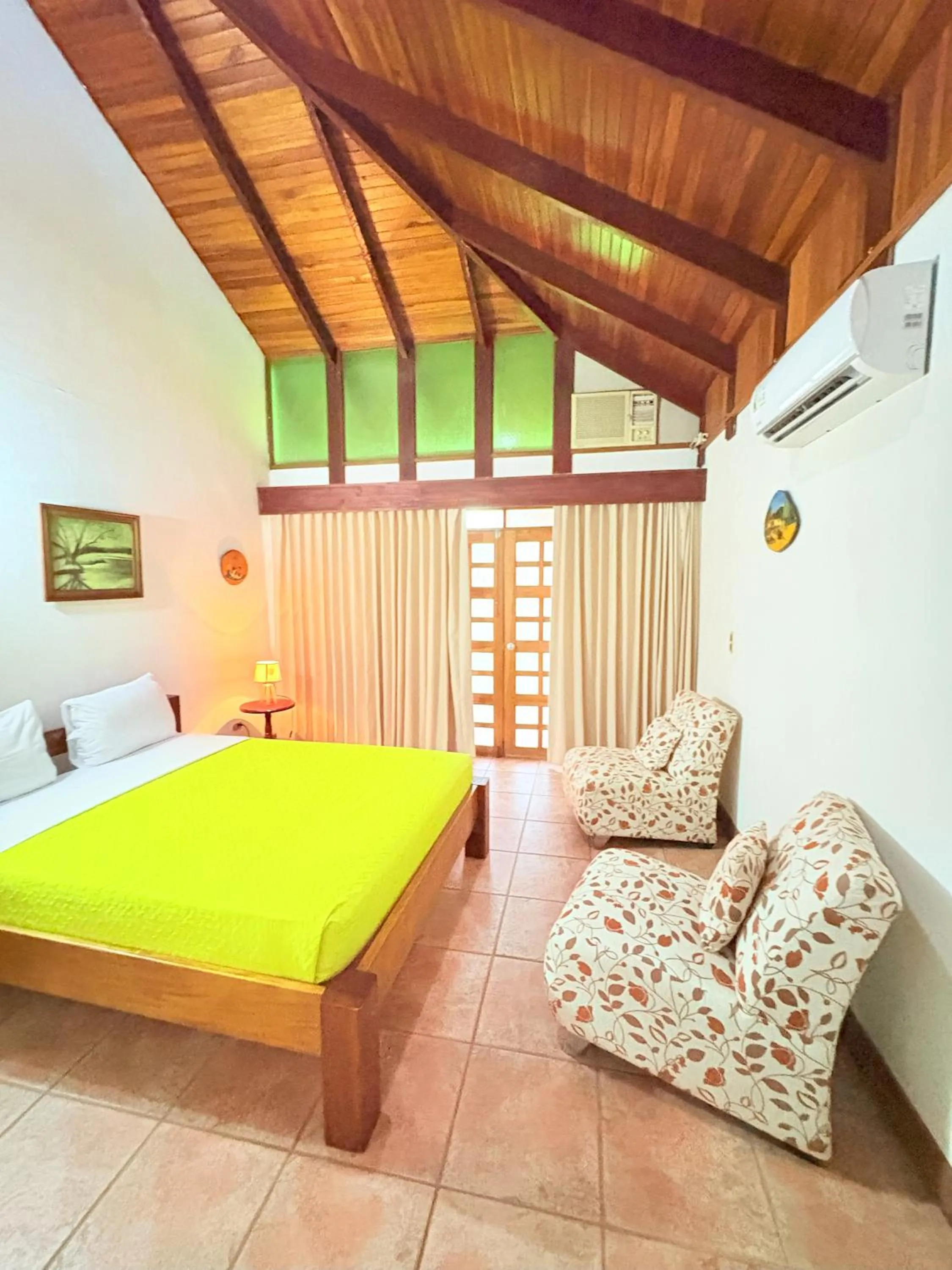 Bed in Hotel Villa Acacia