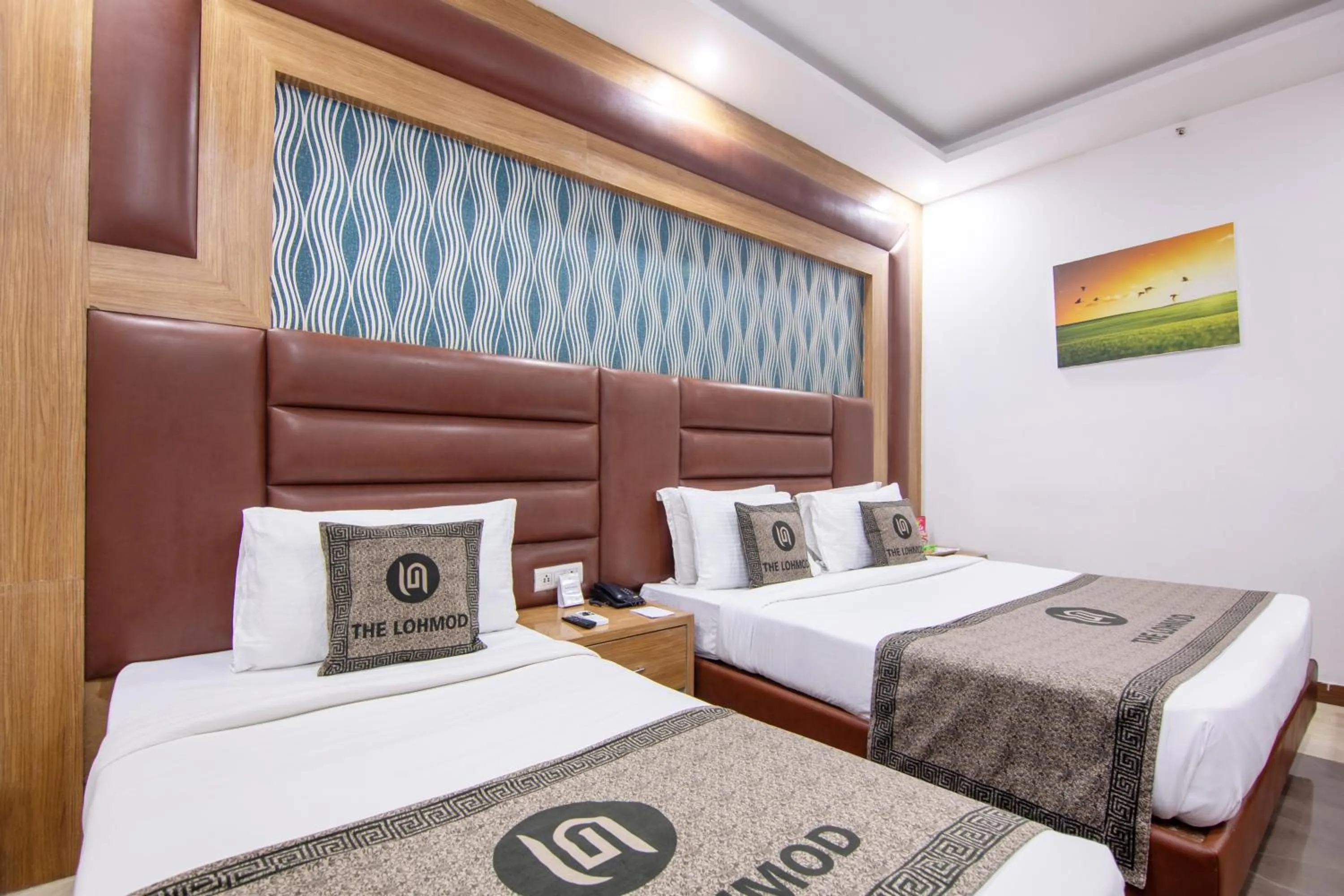 Bed in The Lohmod- Boutique Hotel At Delhi Airport