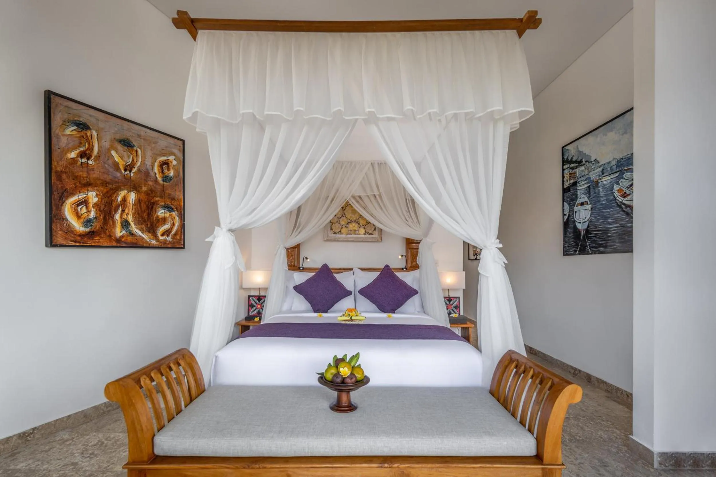 Bed in Swan Paradise A Pramana Experience