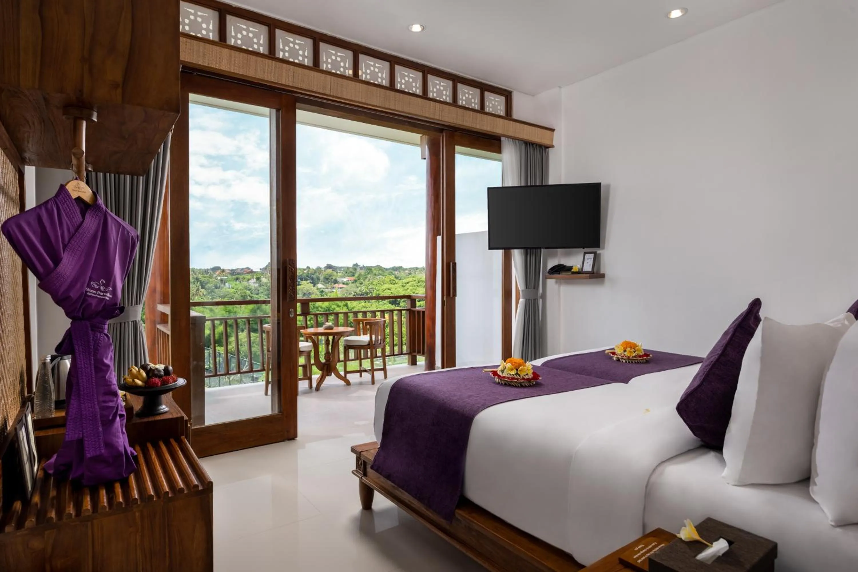 Bed in Swan Paradise A Pramana Experience