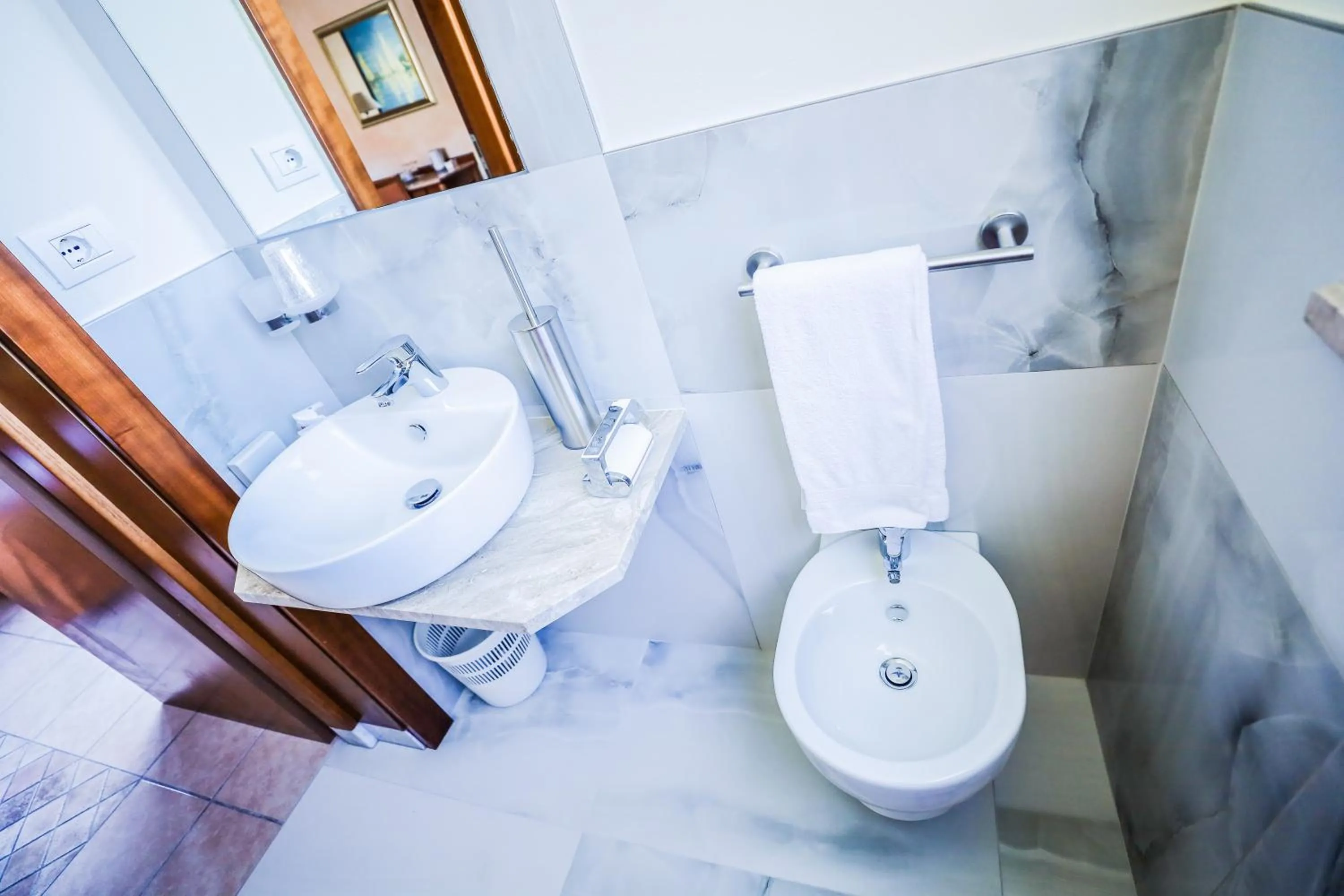 Bathroom in Hotel Rosalba - Valentini Family Village