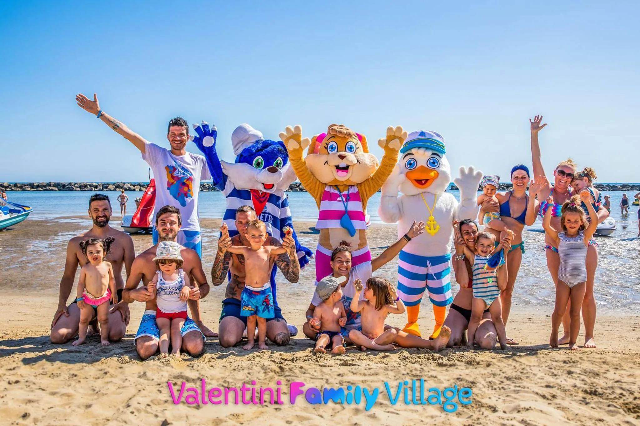 Beach in Hotel Rosalba - Valentini Family Village