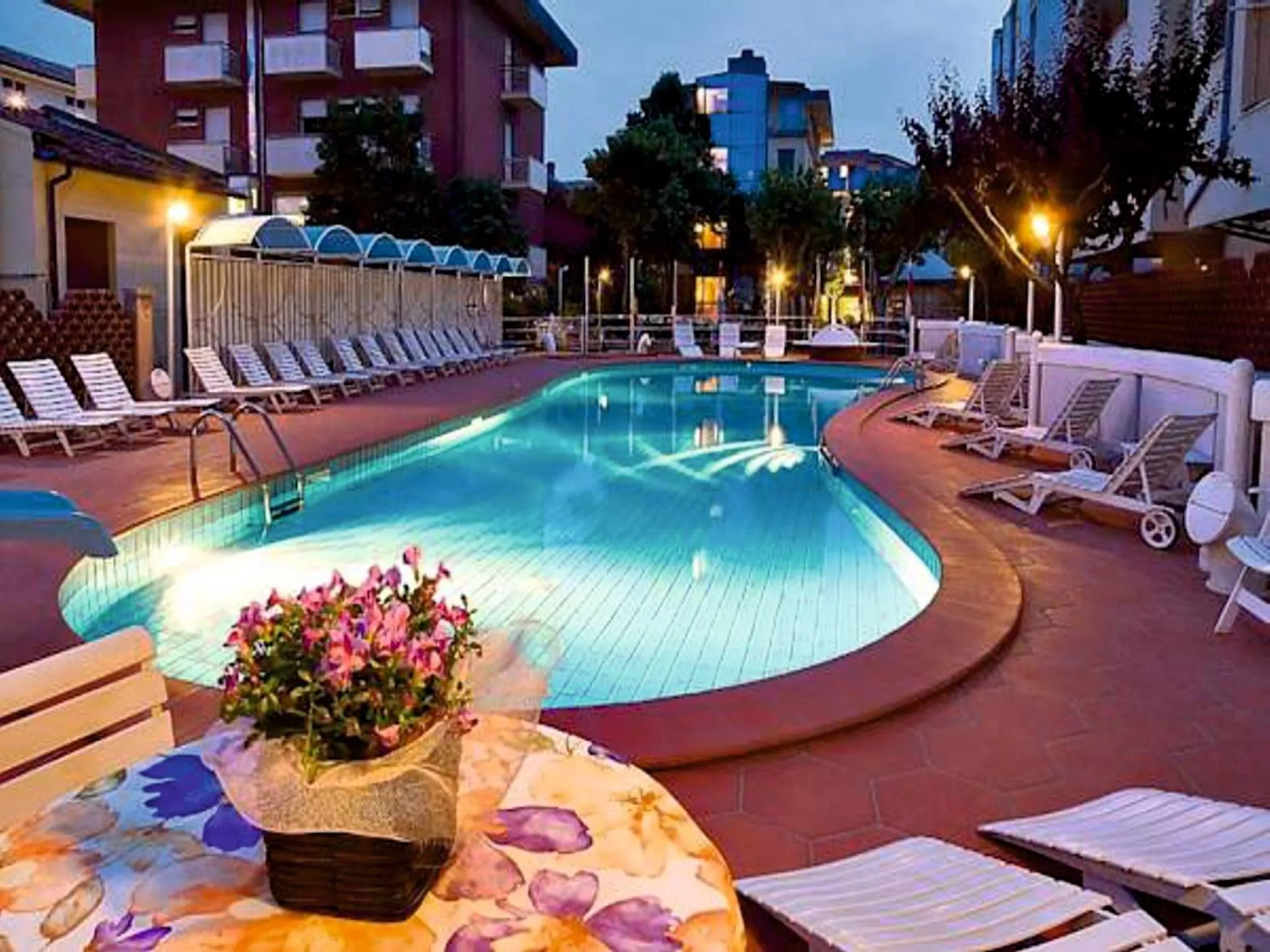 Garden in Hotel Rosalba - Valentini Family Village