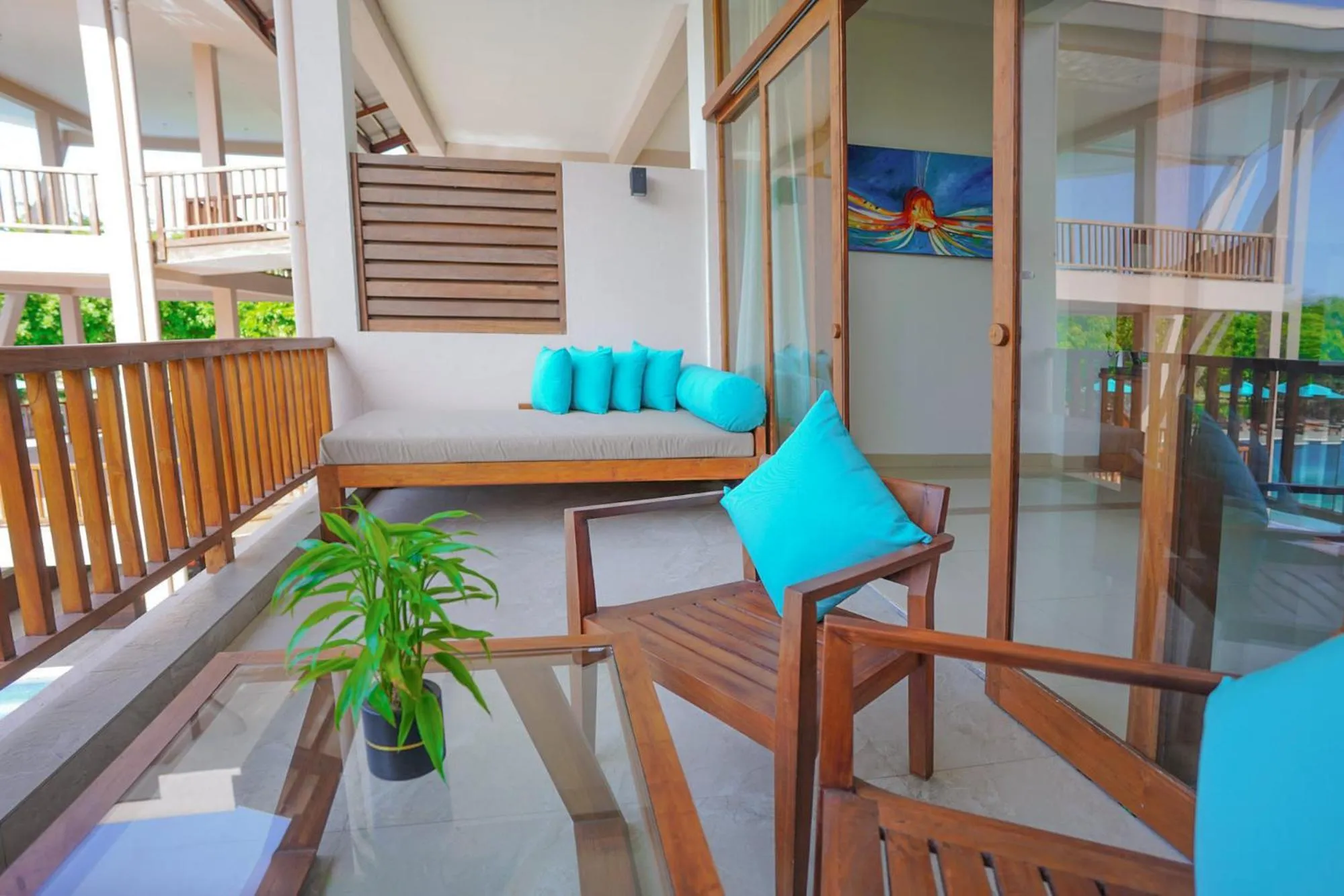 Balcony/Terrace in Breeze Pasikudah