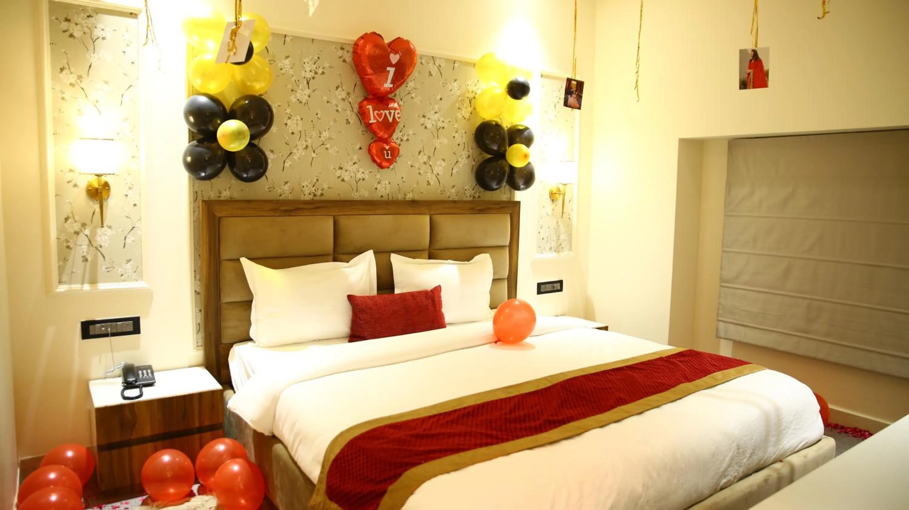 Decorative detail, Bed in Royal 9 hotel & Banquet